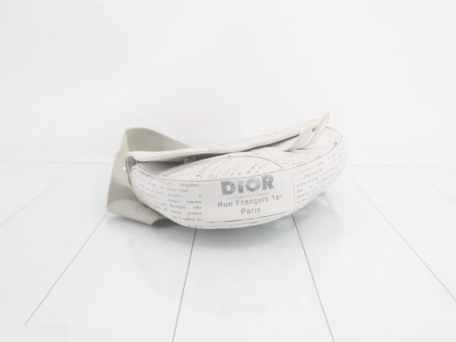 Daniel Arsham Collaboration Leather Saddlebag Newspaper — view 3