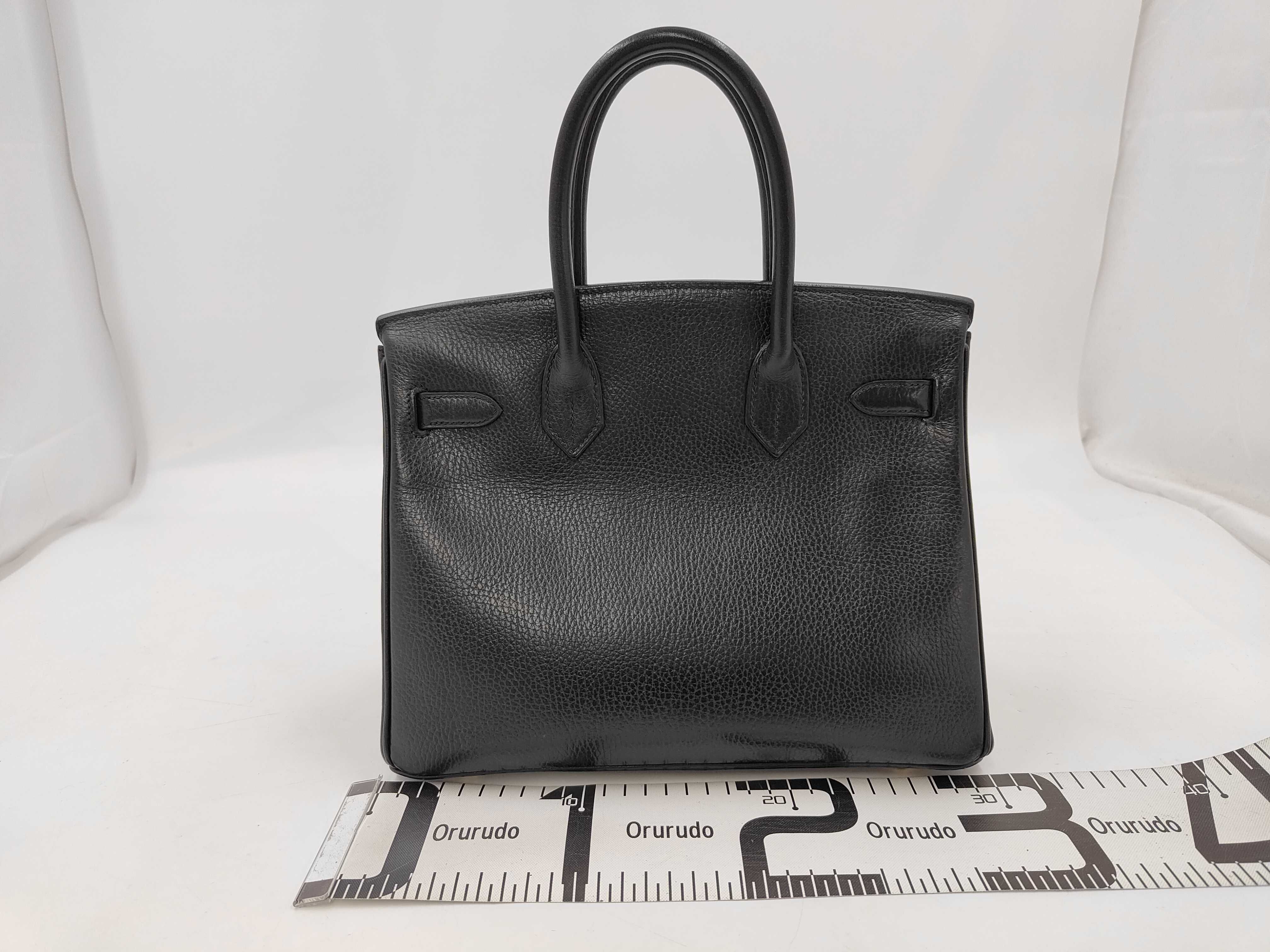 Birkin 30 Ardennes Black GP G stamp handbag — view 2