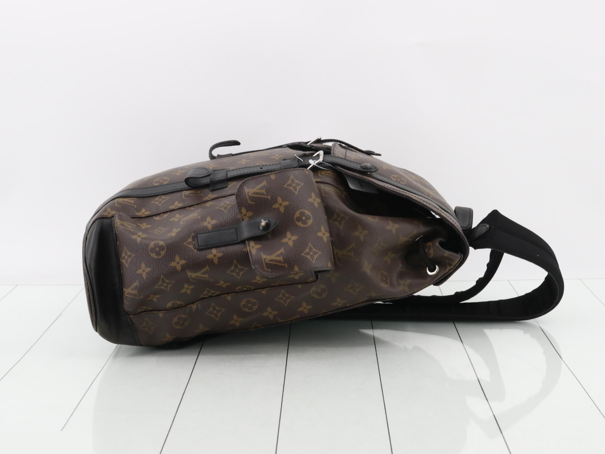 2020 Monogram Macassar Christopher MM Backpack — view 3