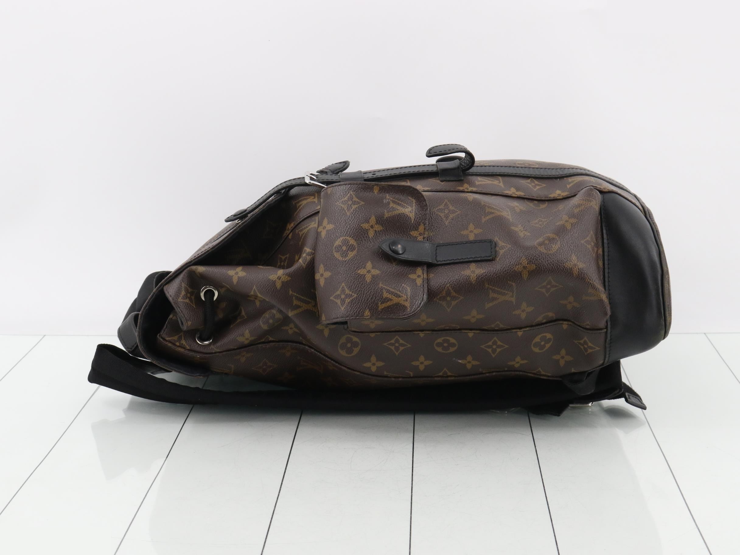 2020 Monogram Macassar Christopher MM Backpack — view 4