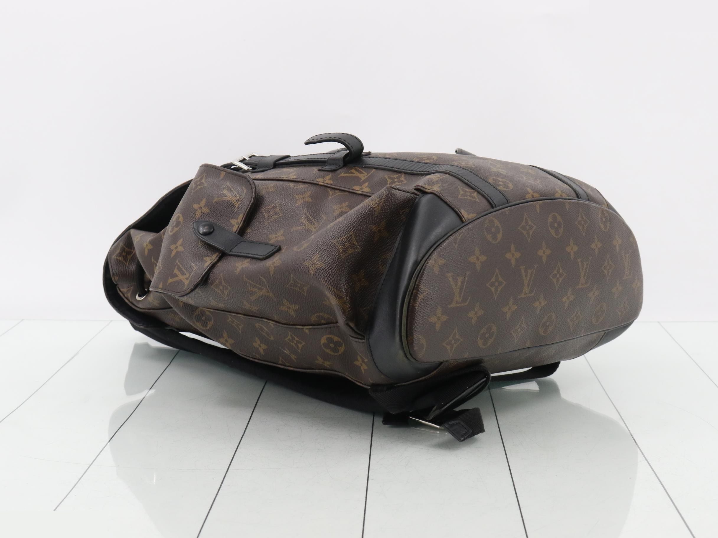 2020 Monogram Macassar Christopher MM Backpack — view 5