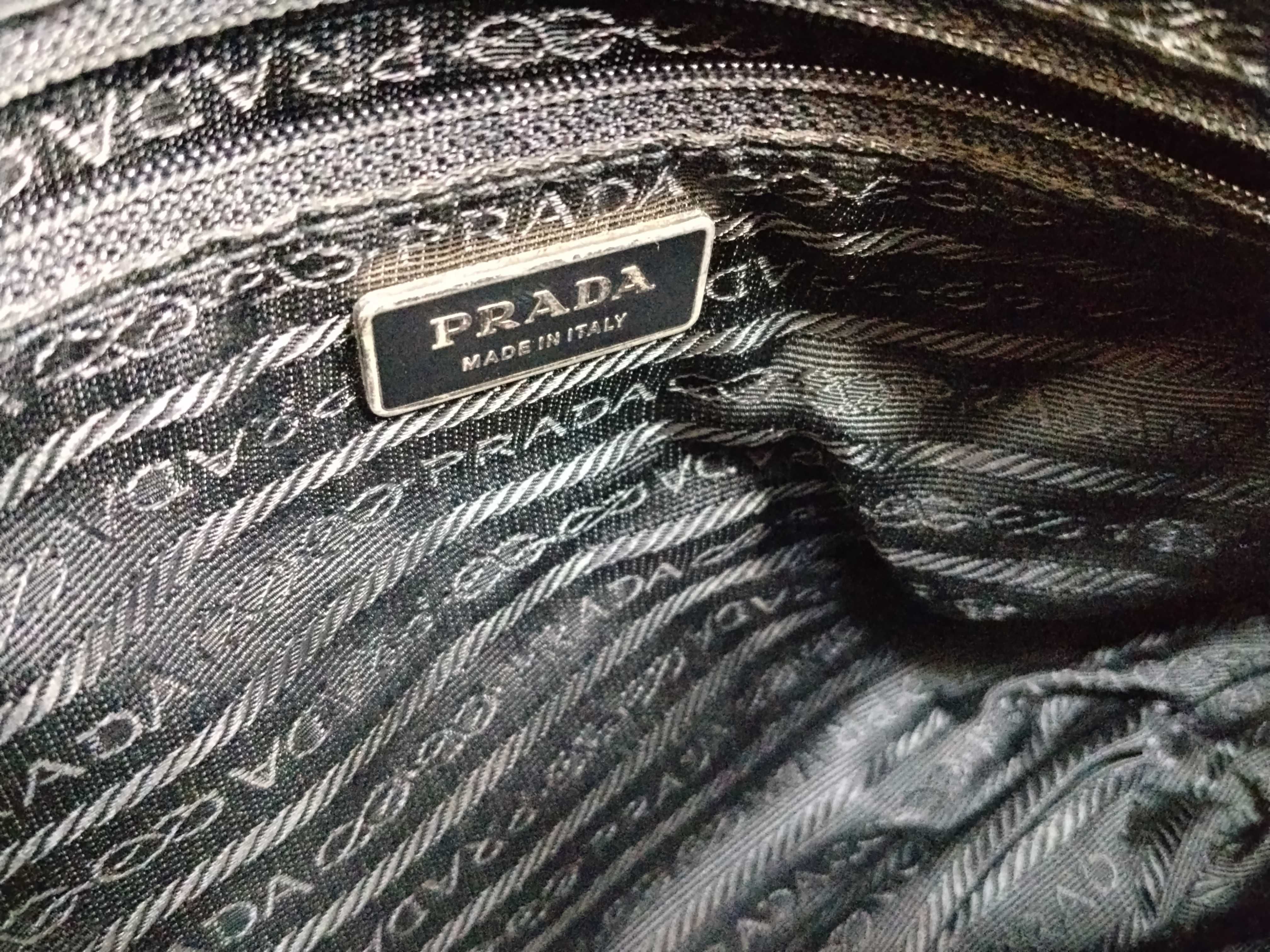 Nylon Shoulder Bag, Black Nylon Shoulder Bag — view 13