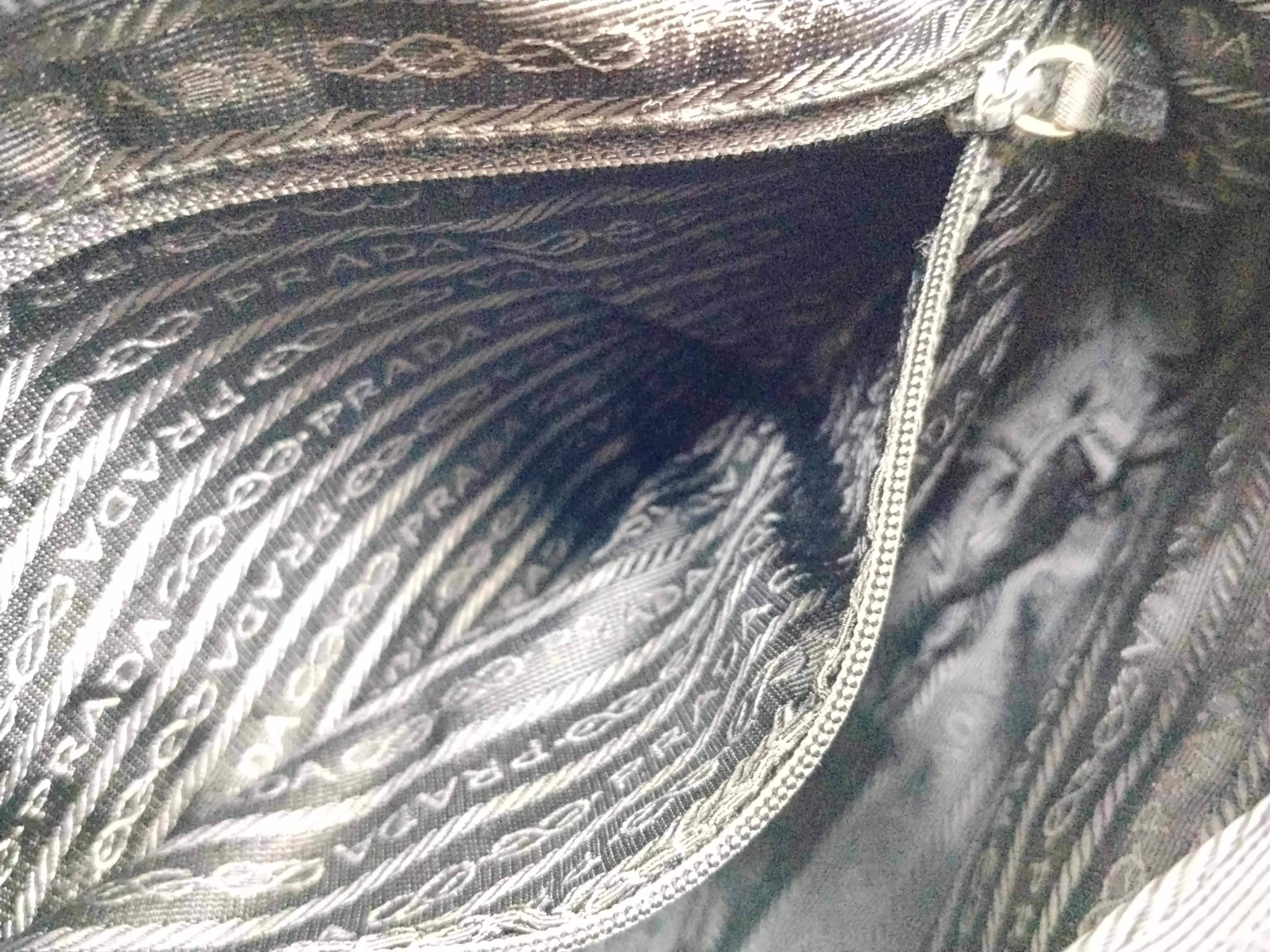 Nylon Shoulder Bag, Black Nylon Shoulder Bag — view 14