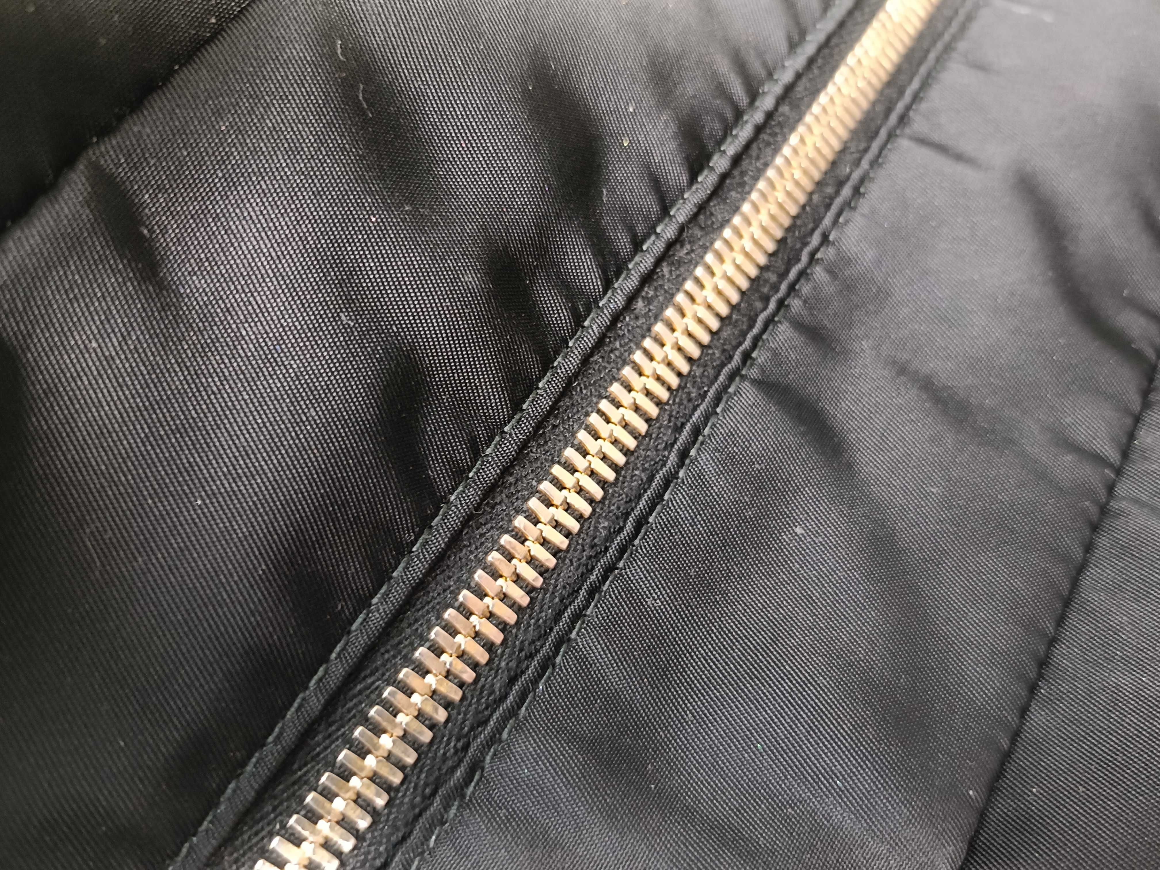 Tessuto Nylon x Leather Tote Bag, Black BR4997 Tote Bag — view 10