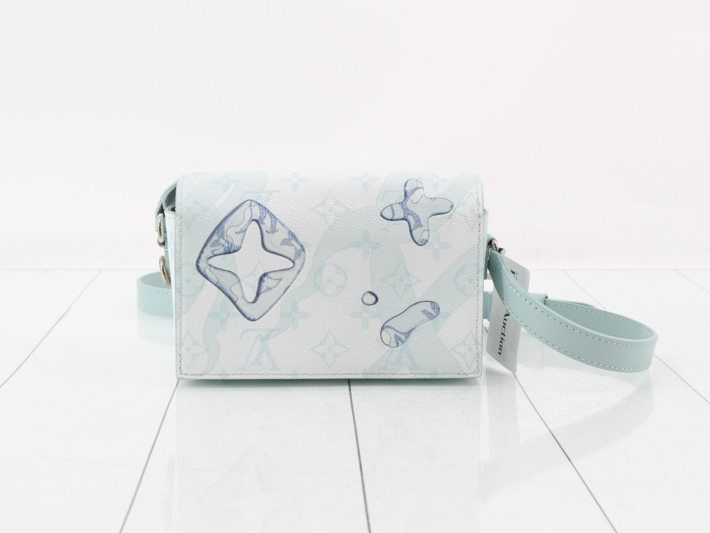 Monogram Aqua Garden Steamer Shoulder Bag — view 2