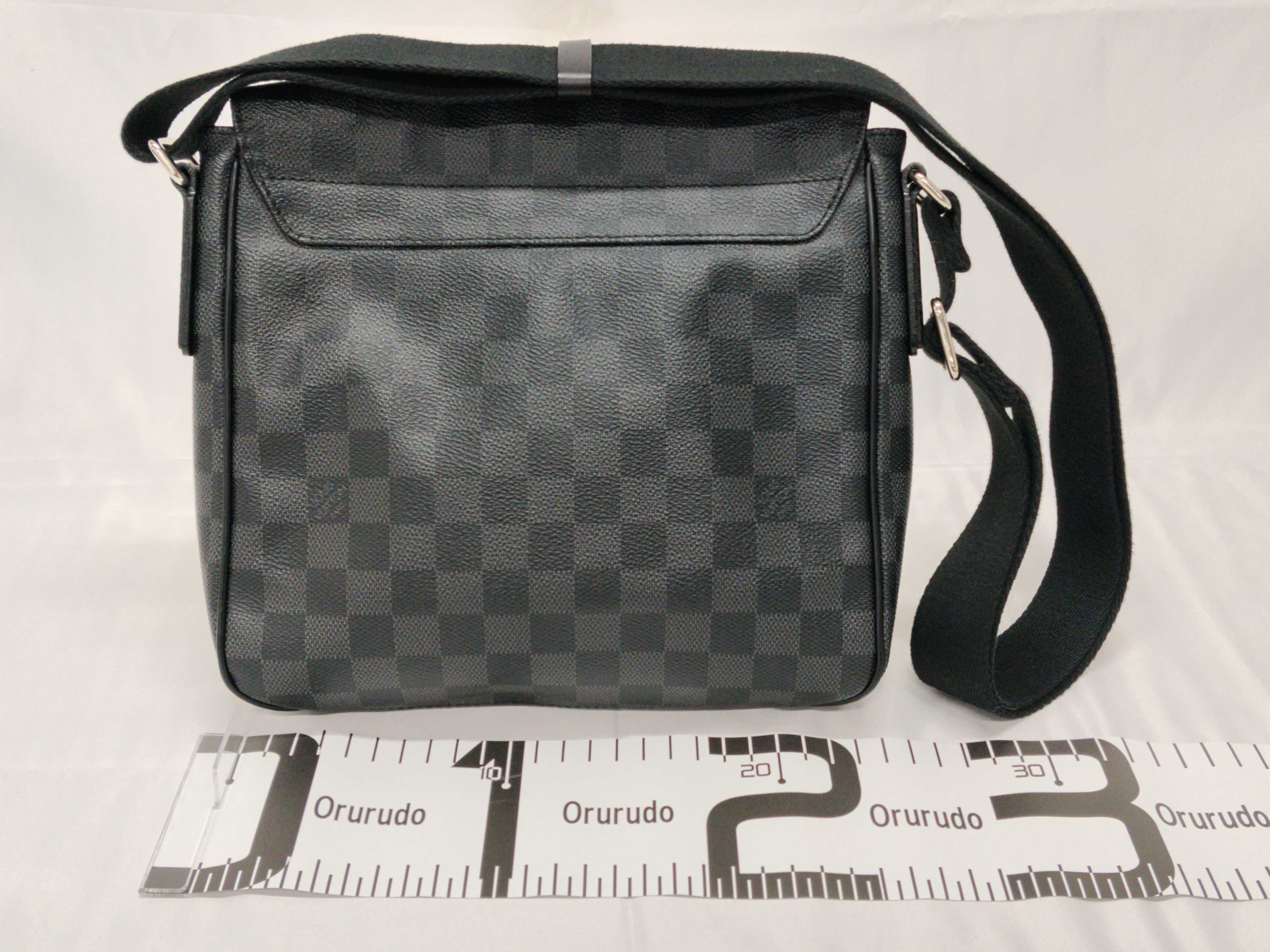 Damier Graphite District Shoulder Bag — view 2