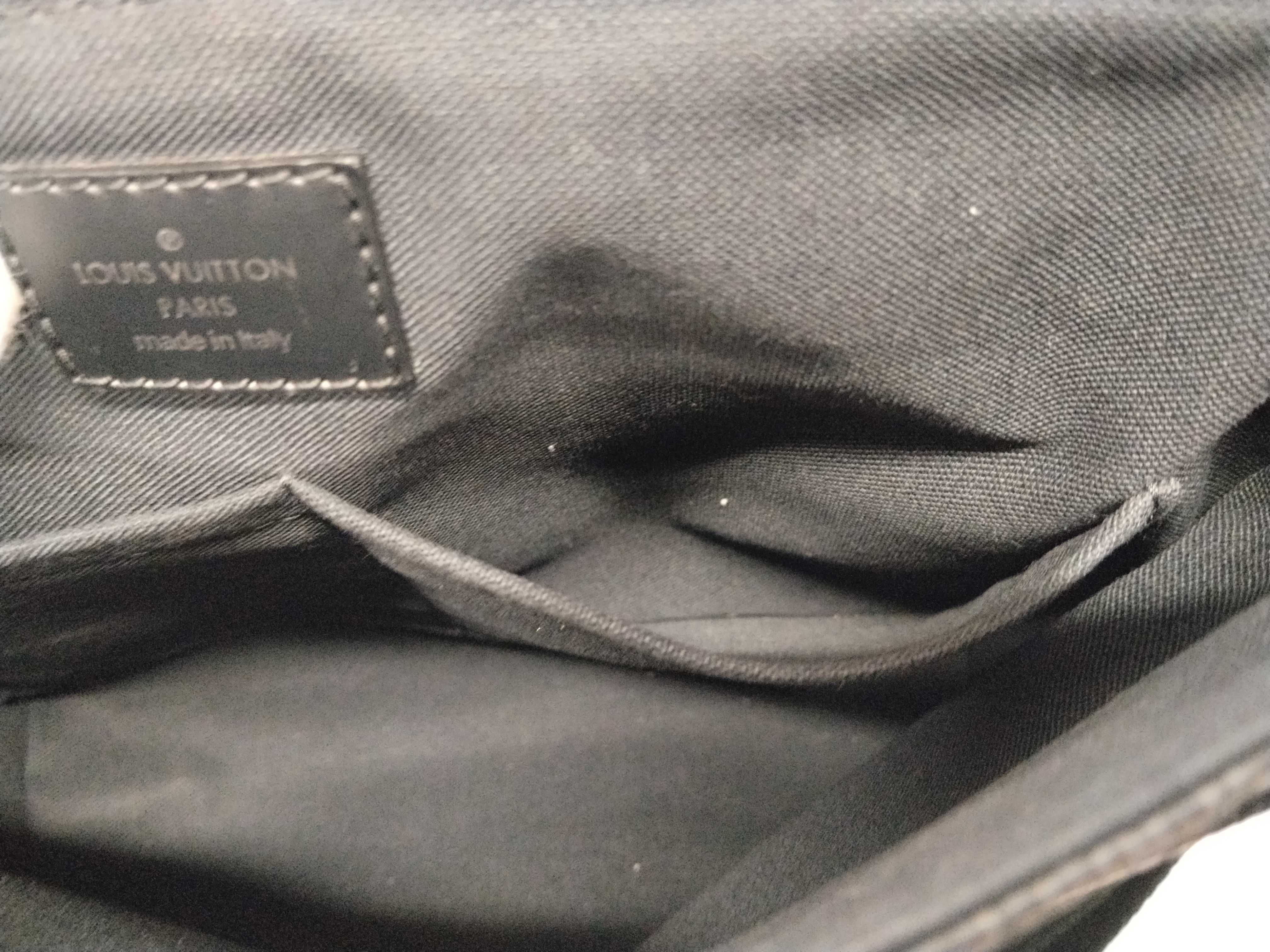 Damier Graphite District Shoulder Bag — view 12