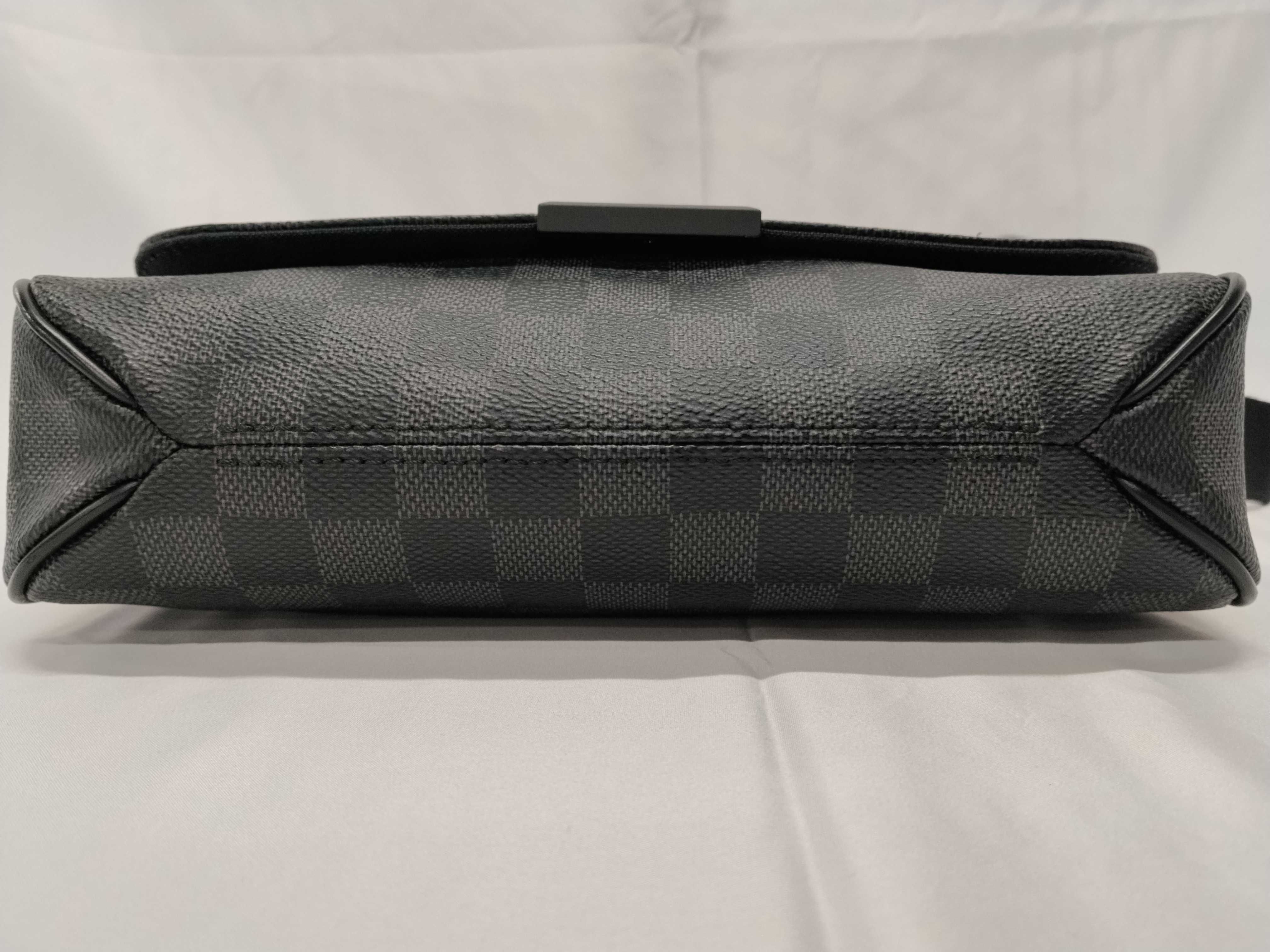 Damier Graphite District Shoulder Bag — view 7