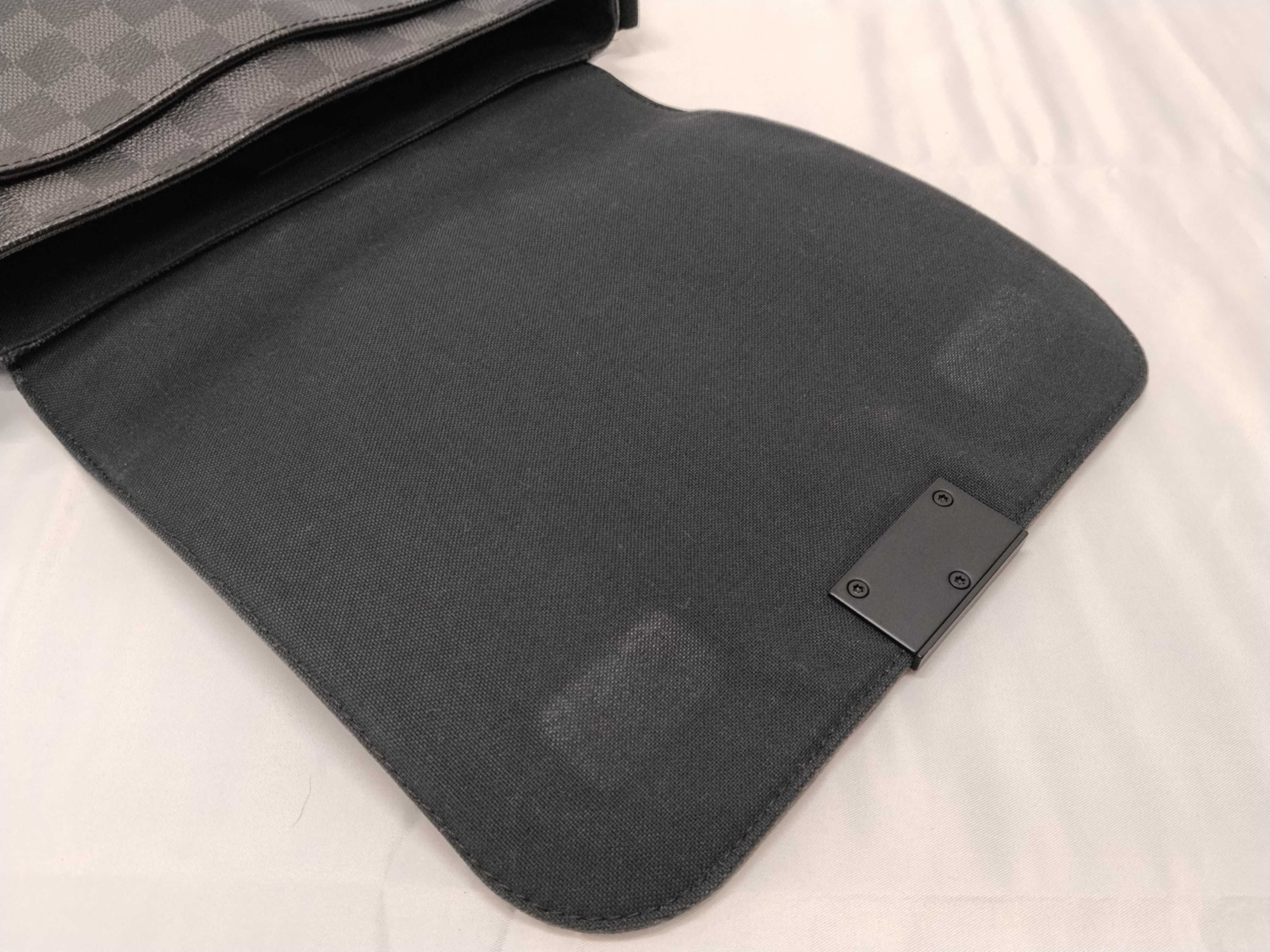 Damier Graphite District Shoulder Bag — view 8