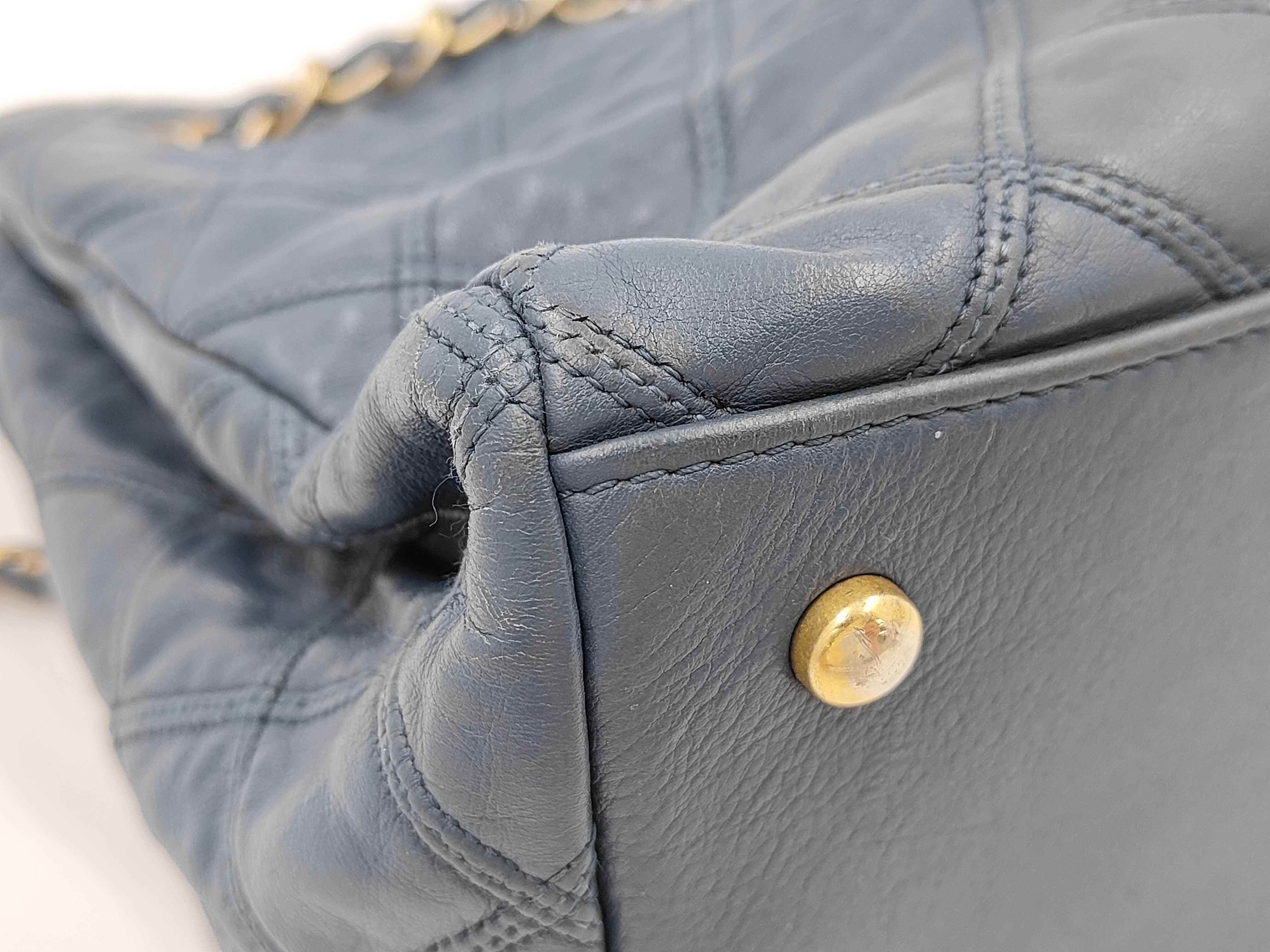 Matelassé Chain Shoulder Bag, Lambskin, Blue, 17069479 Shoulder Bag — view 6
