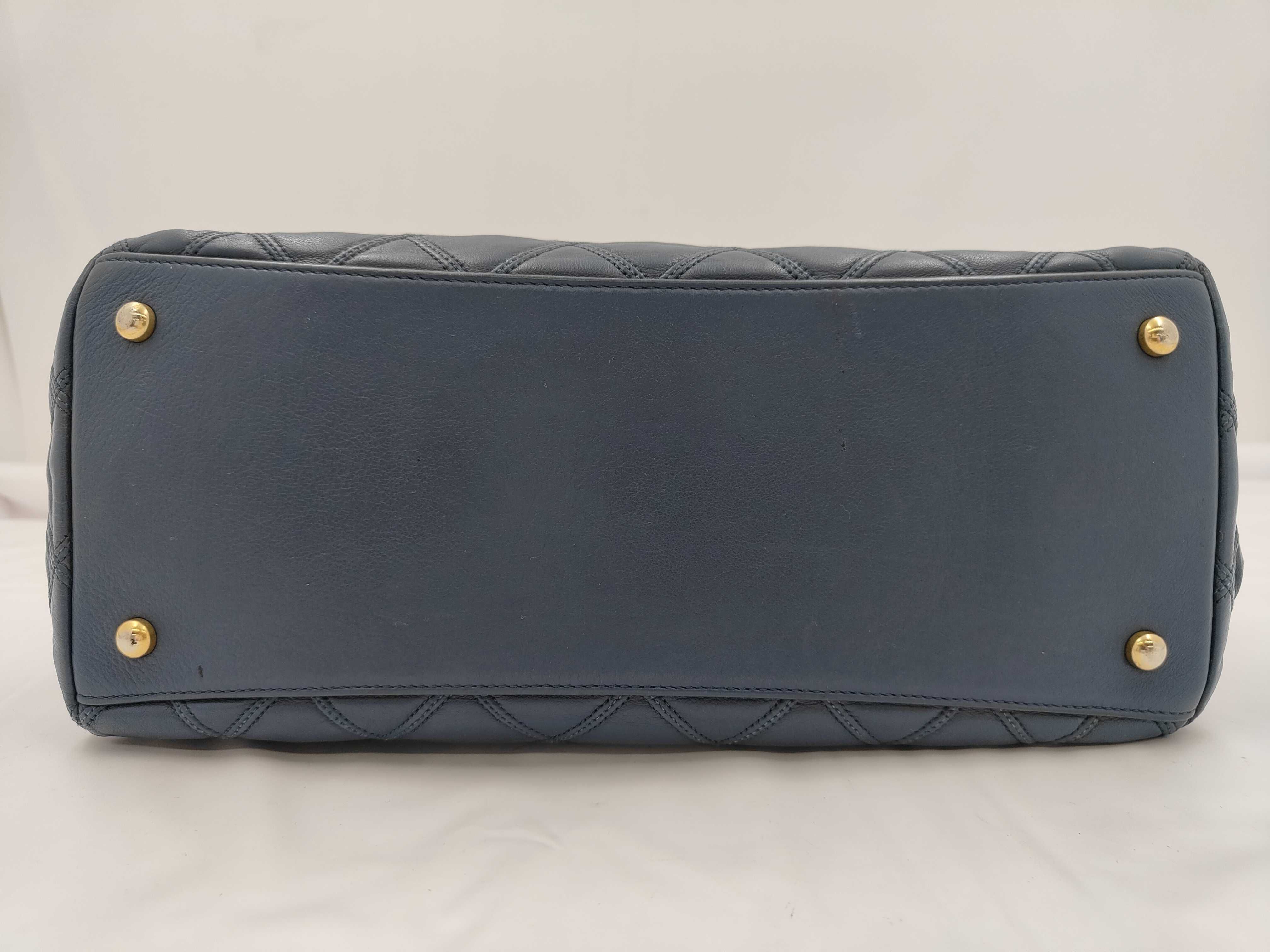 Matelassé Chain Shoulder Bag, Lambskin, Blue, 17069479 Shoulder Bag — view 7