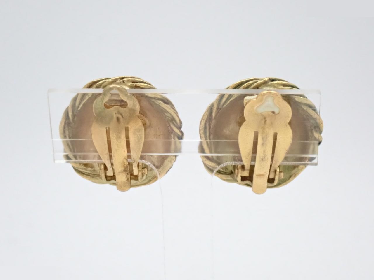 Pearl earrings — view 2
