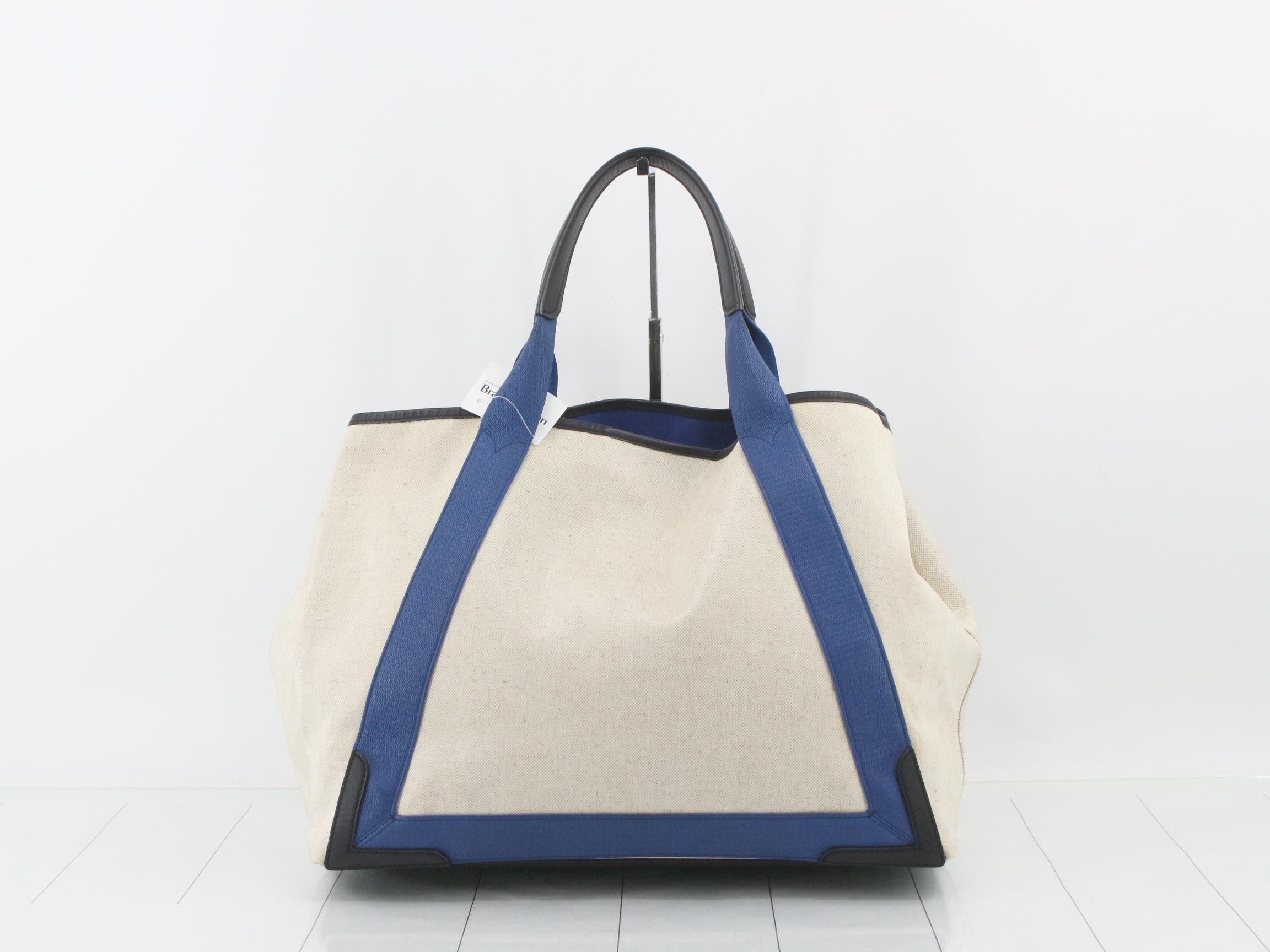 Navy Cabas Tote Bag — view 2