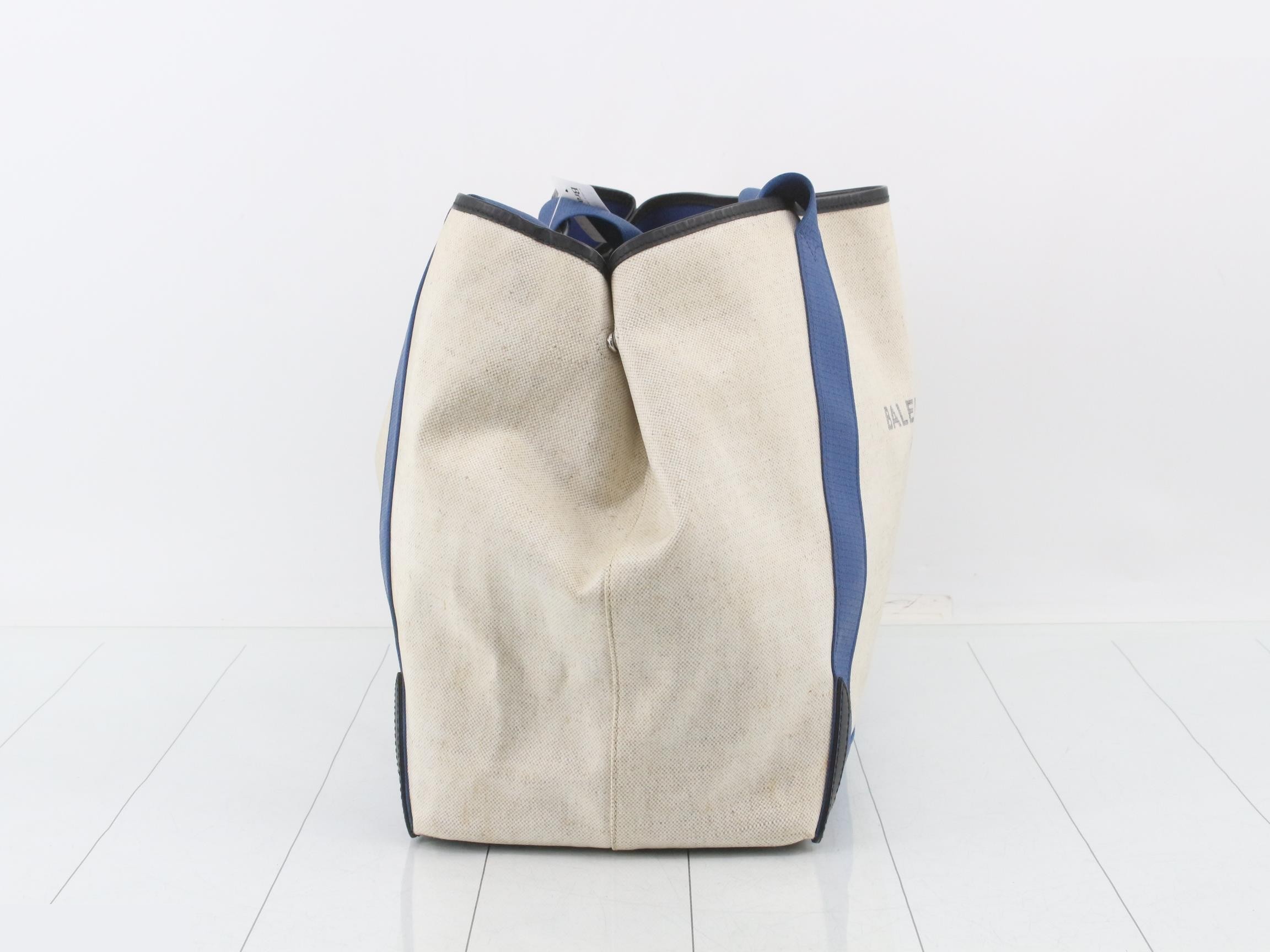 Navy Cabas Tote Bag — view 4
