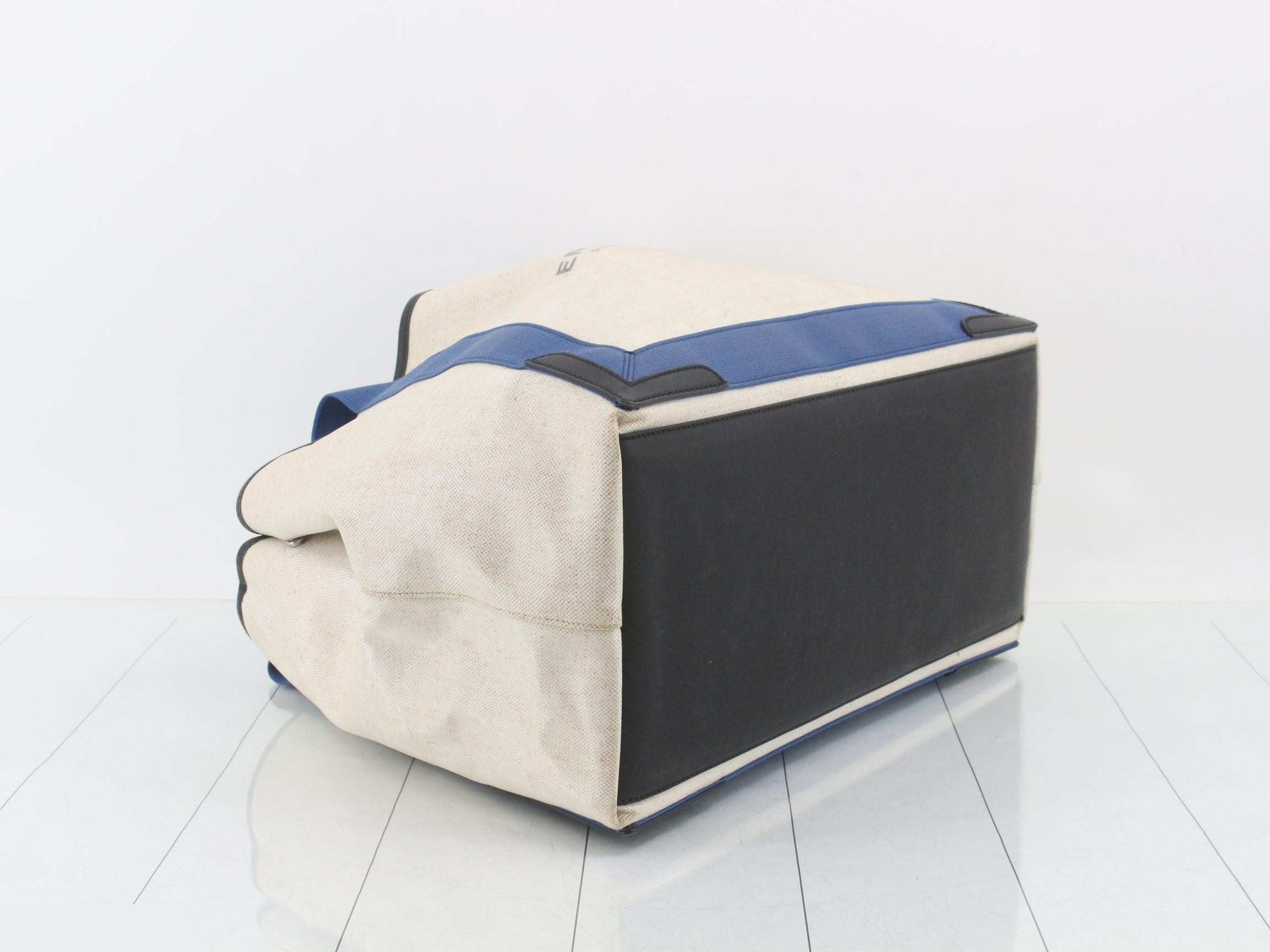 Navy Cabas Tote Bag — view 5