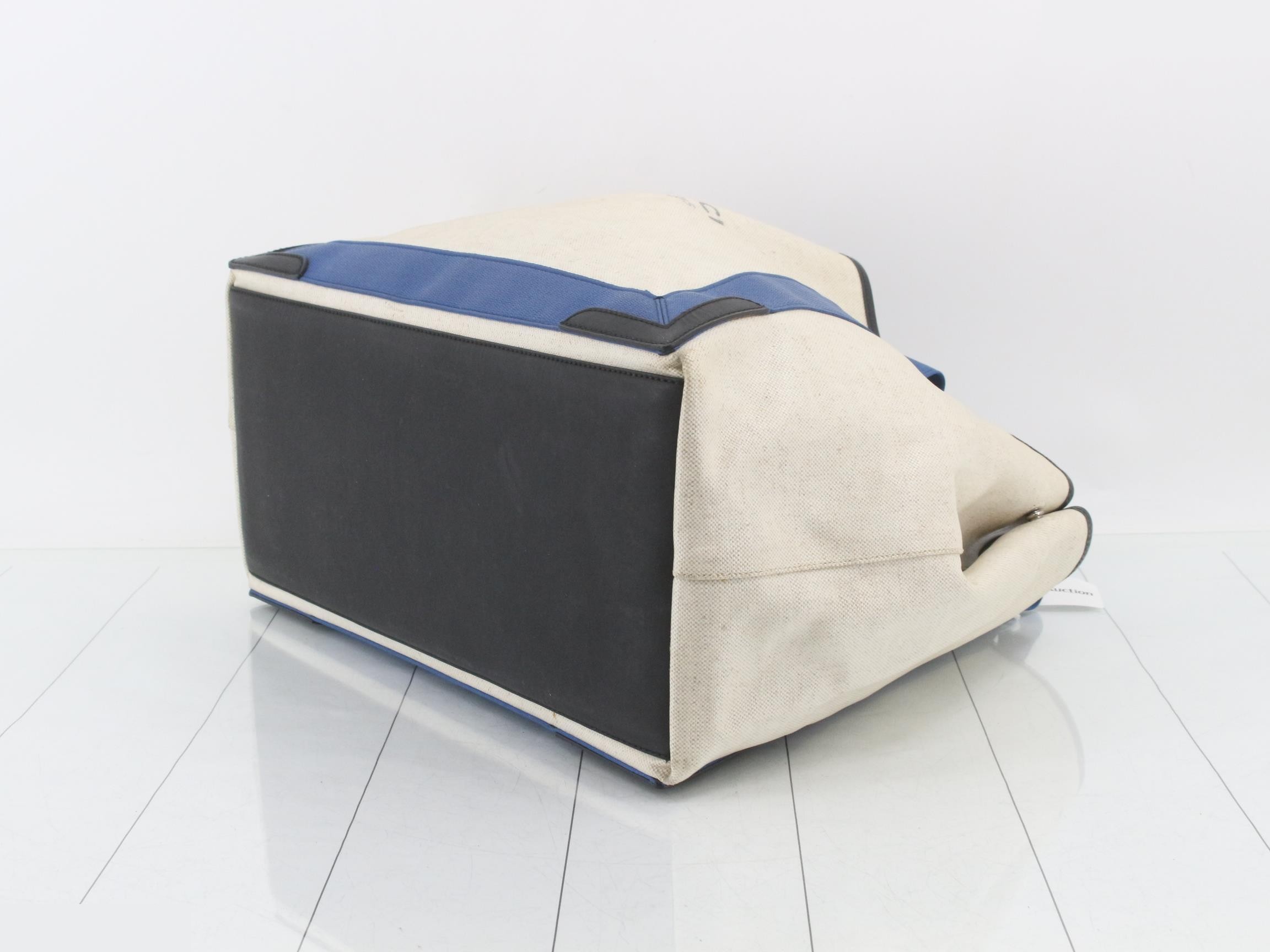 Navy Cabas Tote Bag — view 6