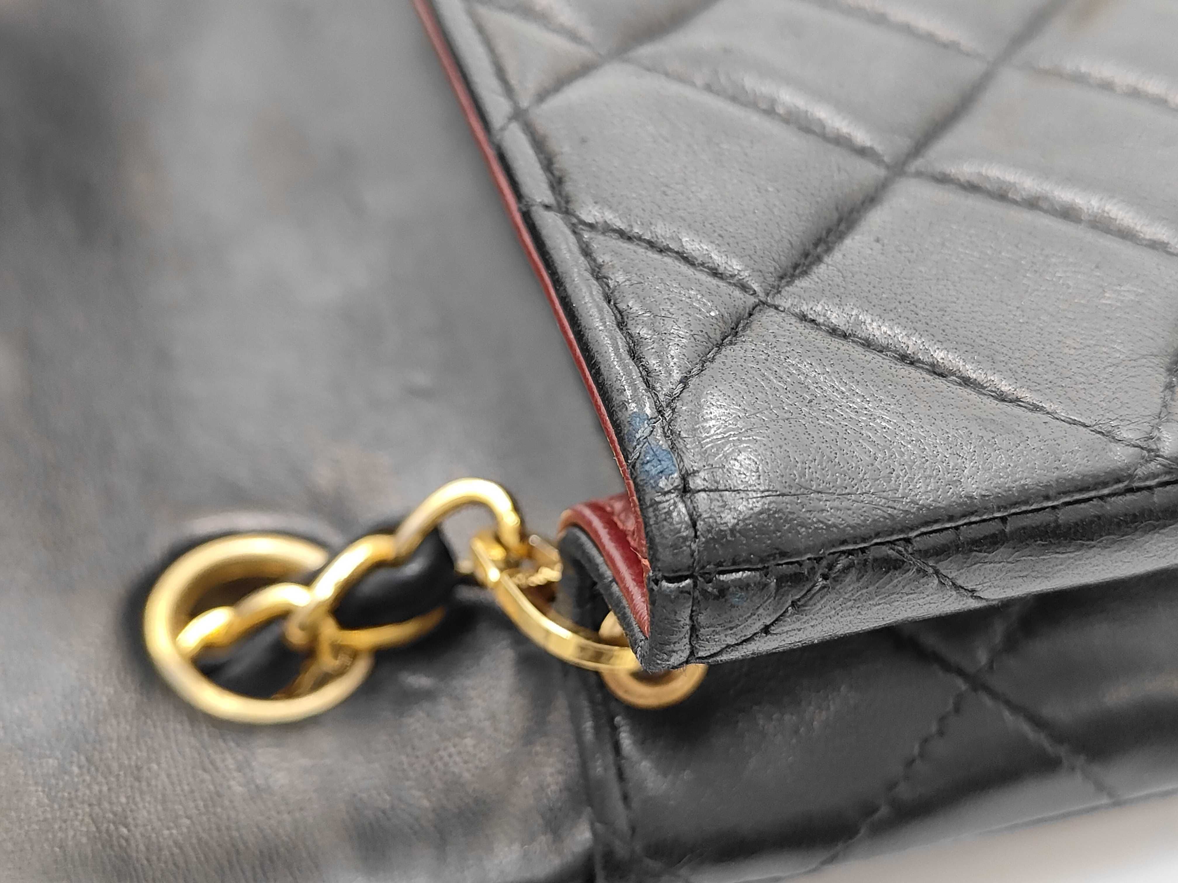 Mini Matelassé 20 Lambskin Single Flap Single Chain Bag Black Shoulder Bag — view 14