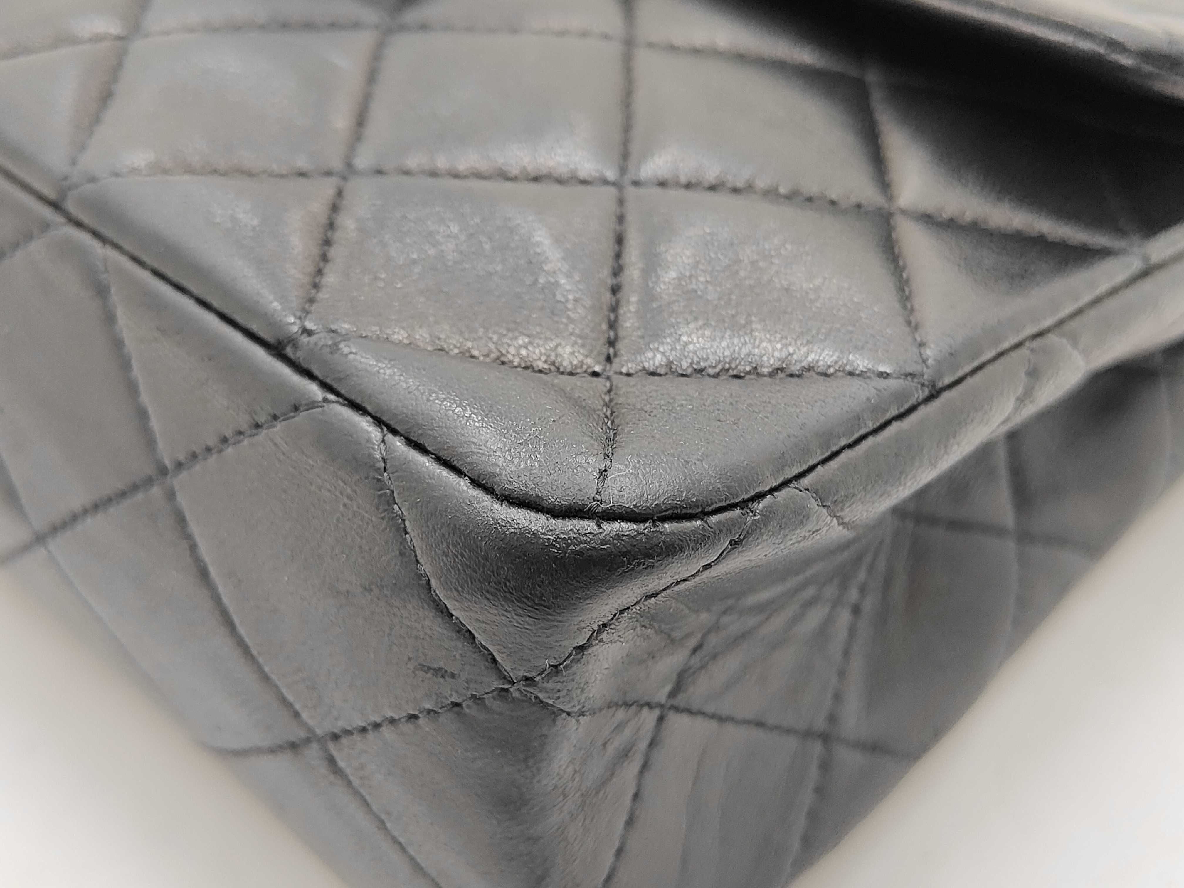 Mini Matelassé 20 Lambskin Single Flap Single Chain Bag Black Shoulder Bag — view 7