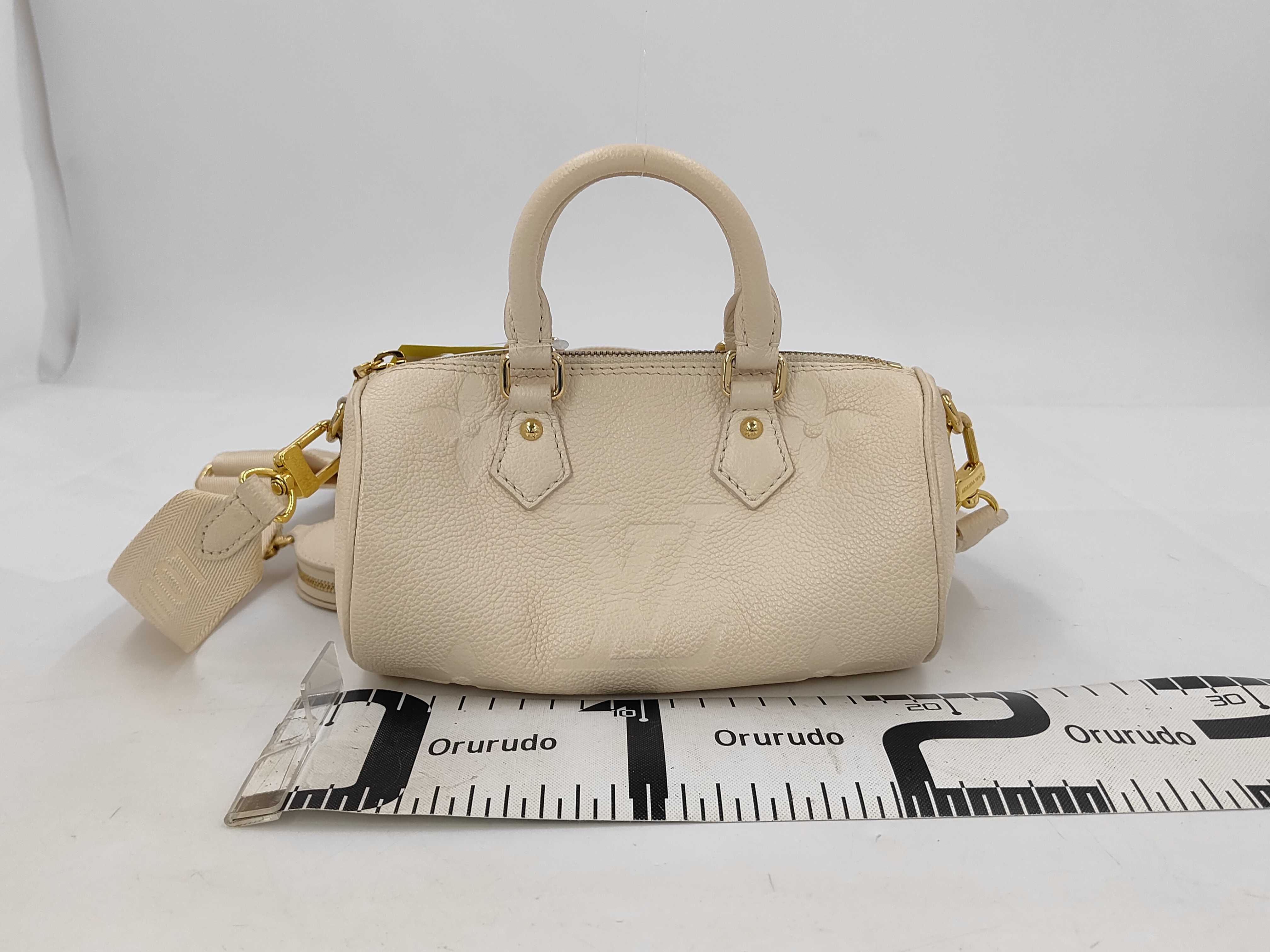 Monogram Empreinte M45980 Papillon BB White Shoulder Bag — view 2
