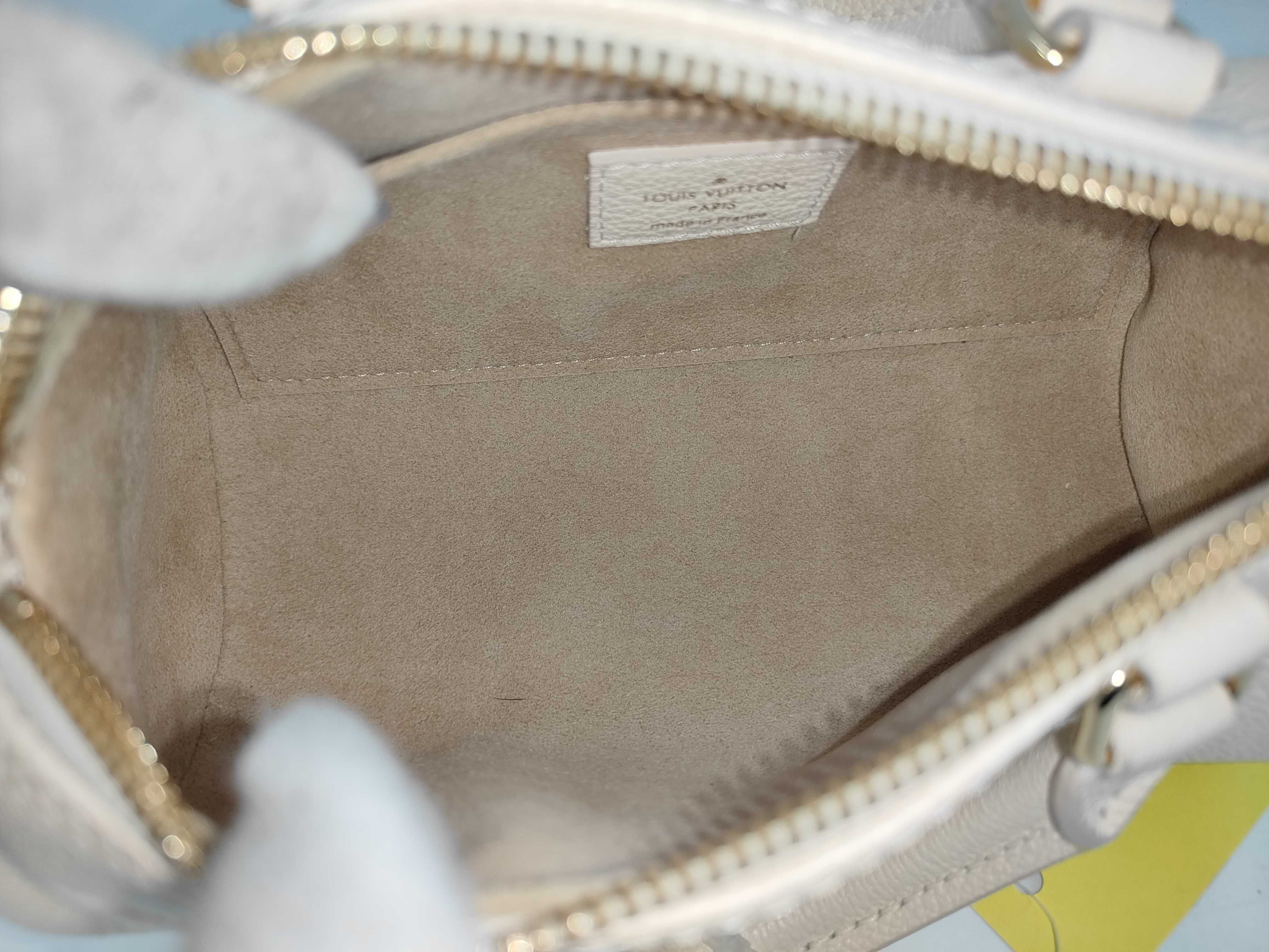 Monogram Empreinte M45980 Papillon BB White Shoulder Bag — view 10