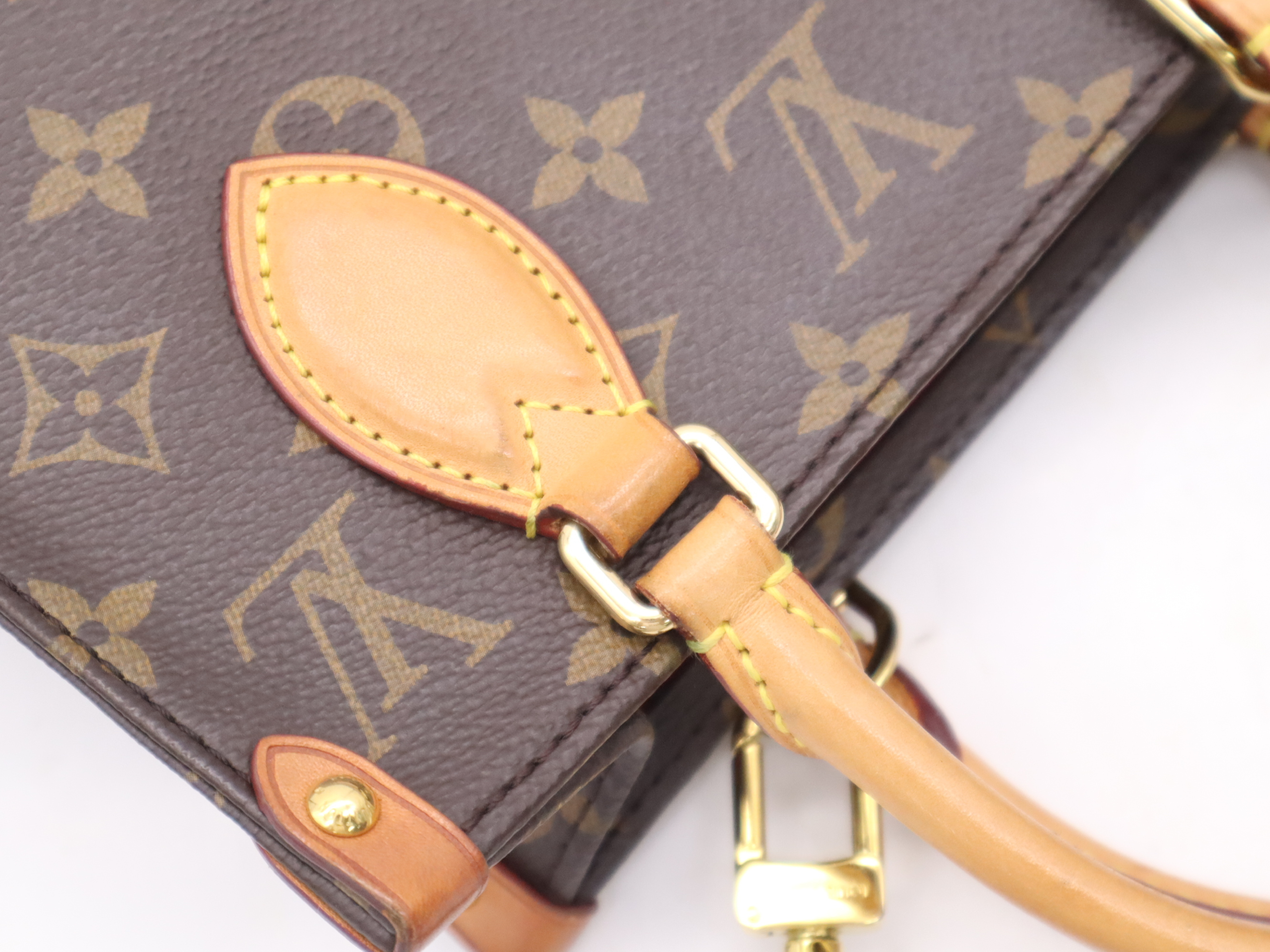 M45847 Monogram Sac Plat BB Shoulder Bag with Shoulder Strap (REID verified) — view 7
