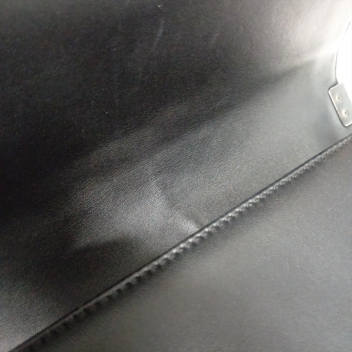 Boy Chanel 25 Lambskin Chain Shoulder Bag, Black with Gunmetal Hardware, 18379612, Serial Number 18, A67086 — view 13