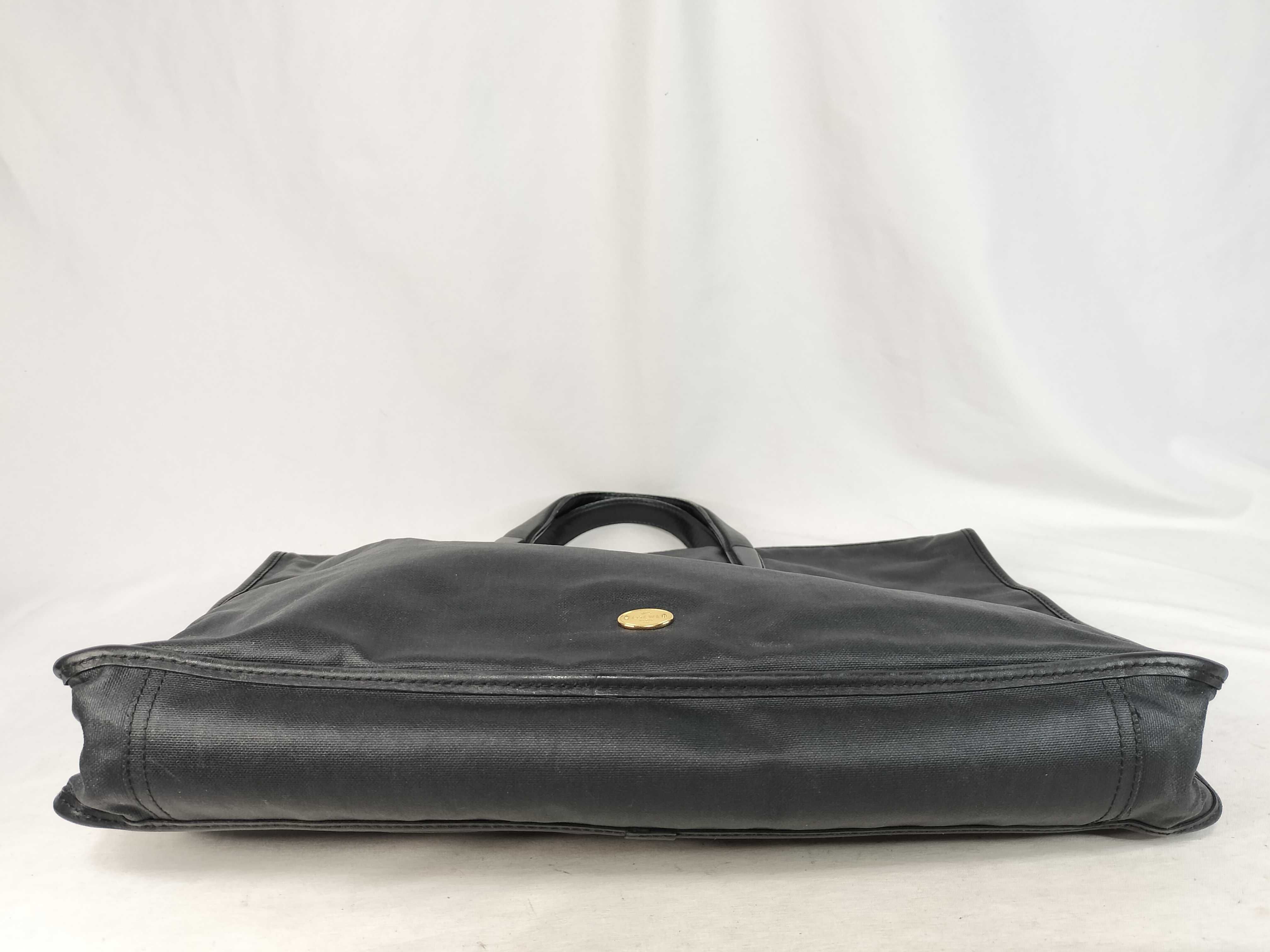 Business Bag / Coated Canvas / Black — view 8
