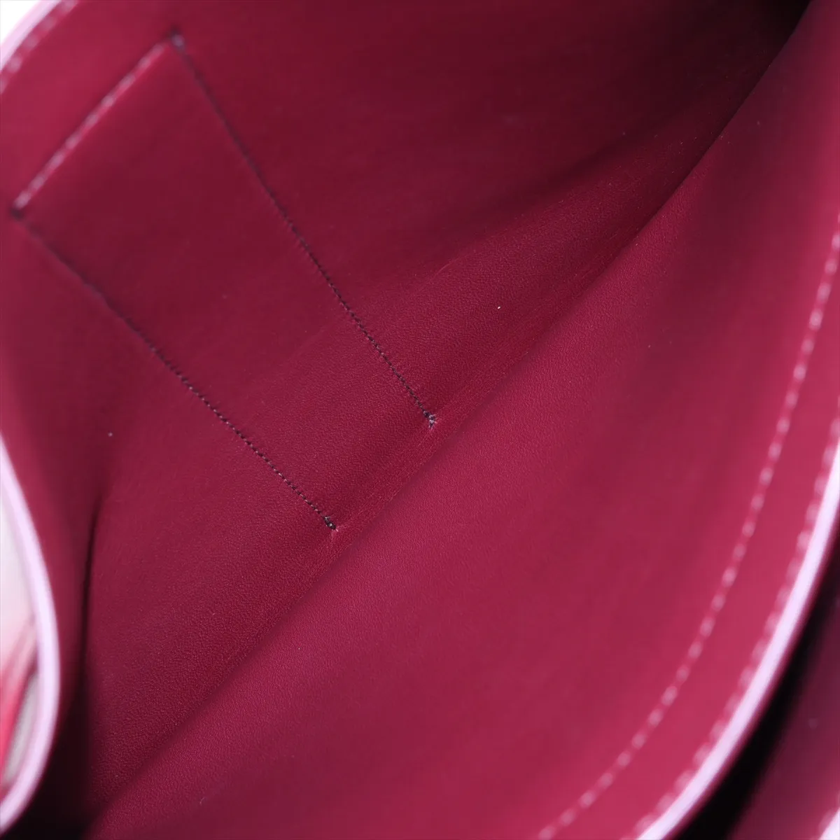 Marie Leather Shoulder Bag, Bordeaux — view 10