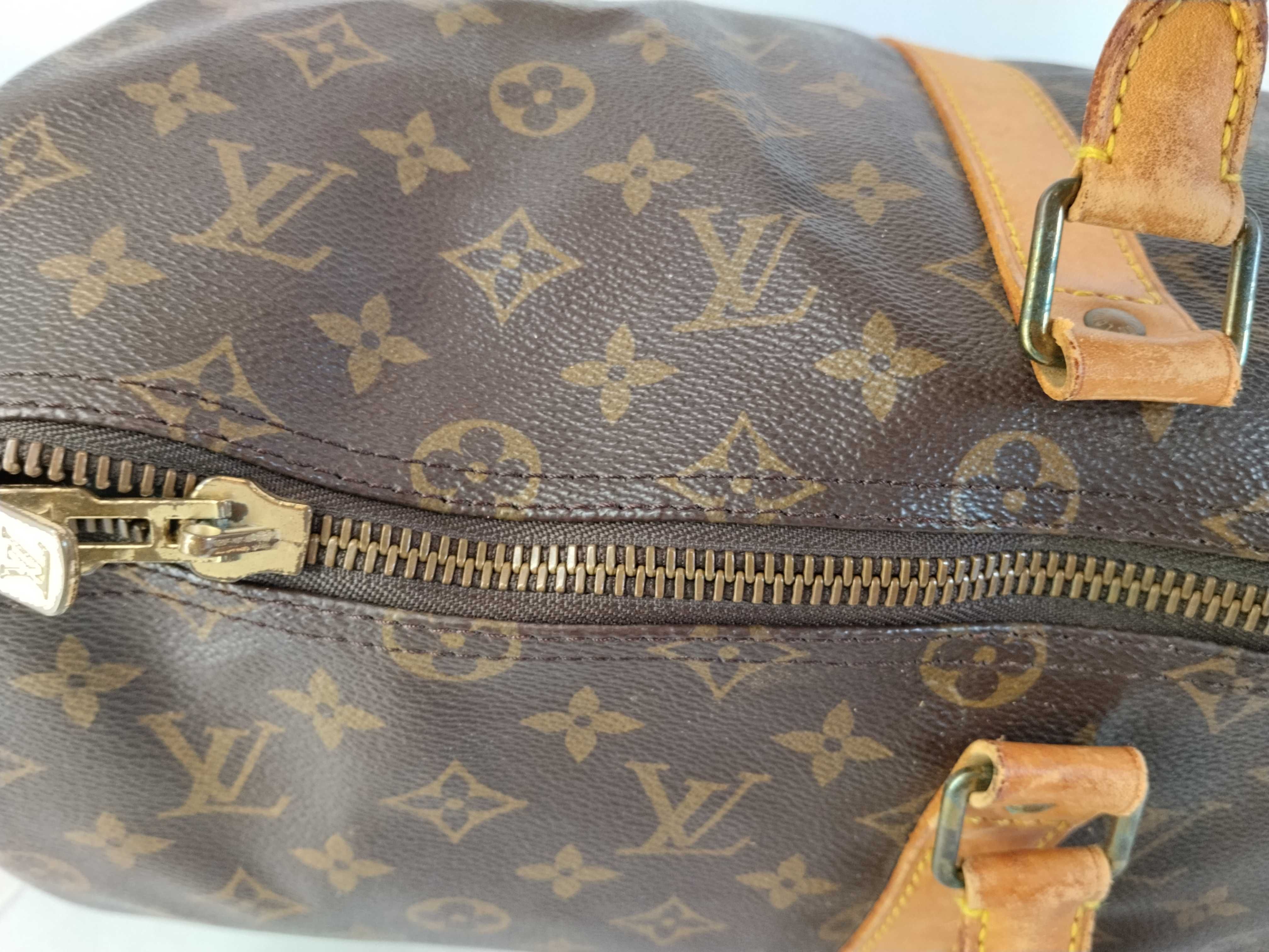 Monogram Keepall 50 M41426 Brown MB8907 Boston Bag — view 9