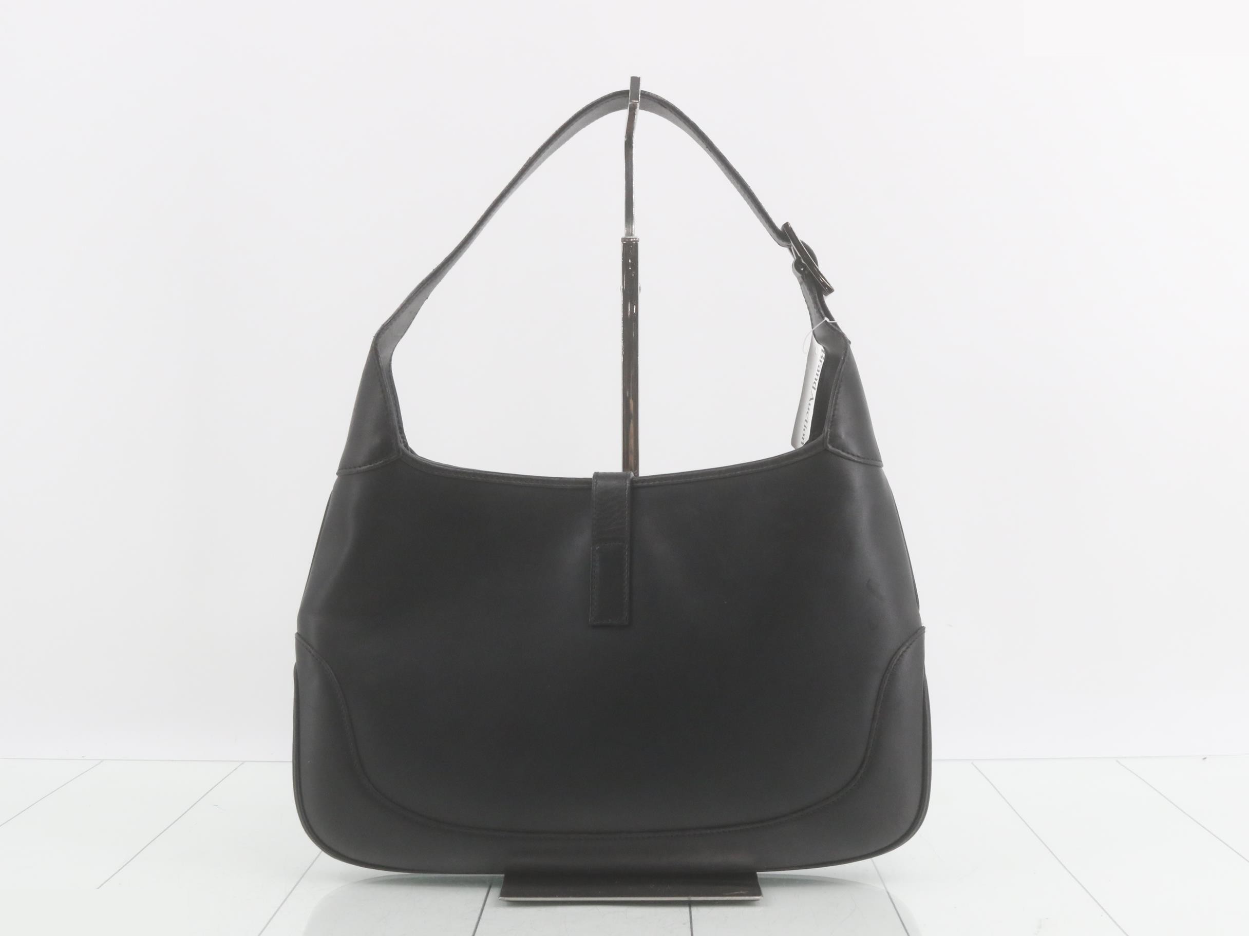Jackie Shoulder Leather Black — view 2