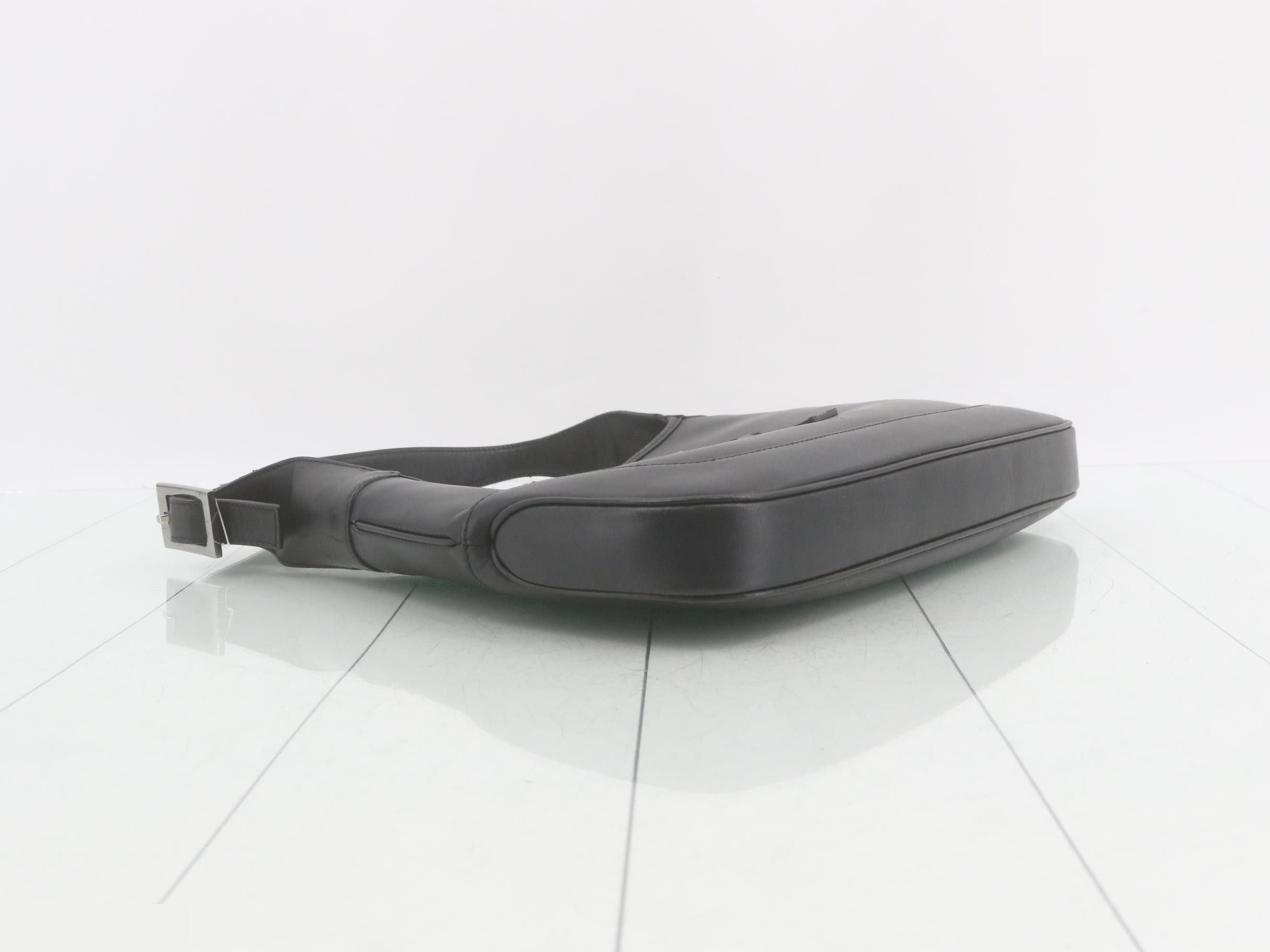 Jackie Shoulder Leather Black — view 5