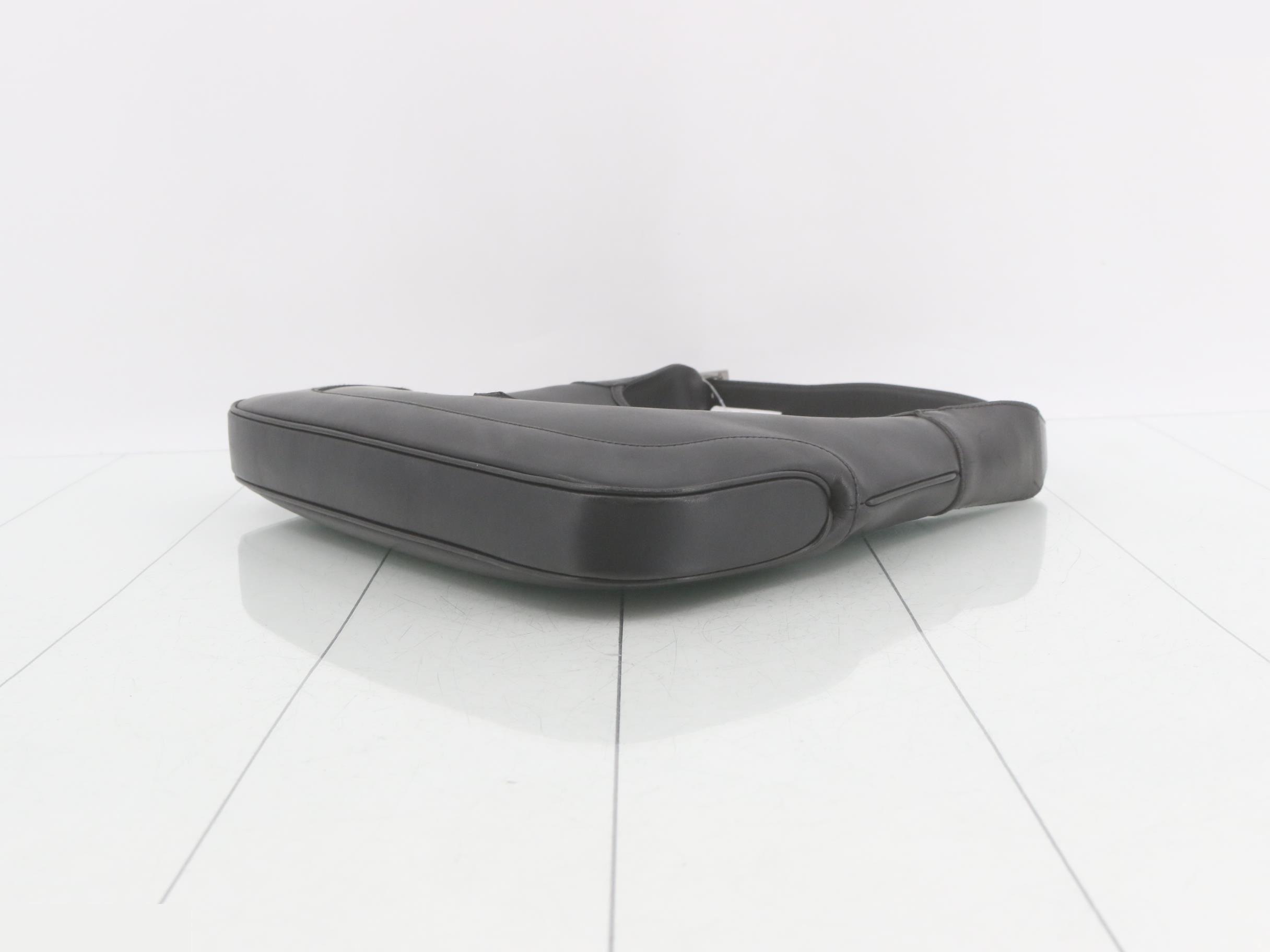 Jackie Shoulder Leather Black — view 6