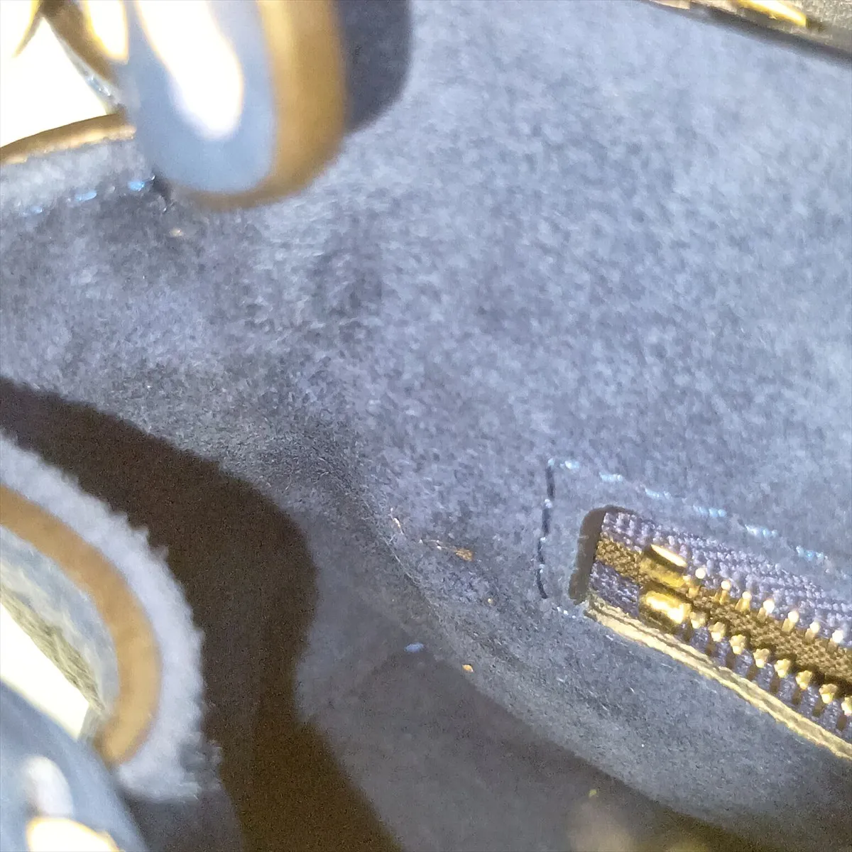 Selleria Mini Peekaboo Leather 2-Way Handbag, Blue 8BN244 — view 15