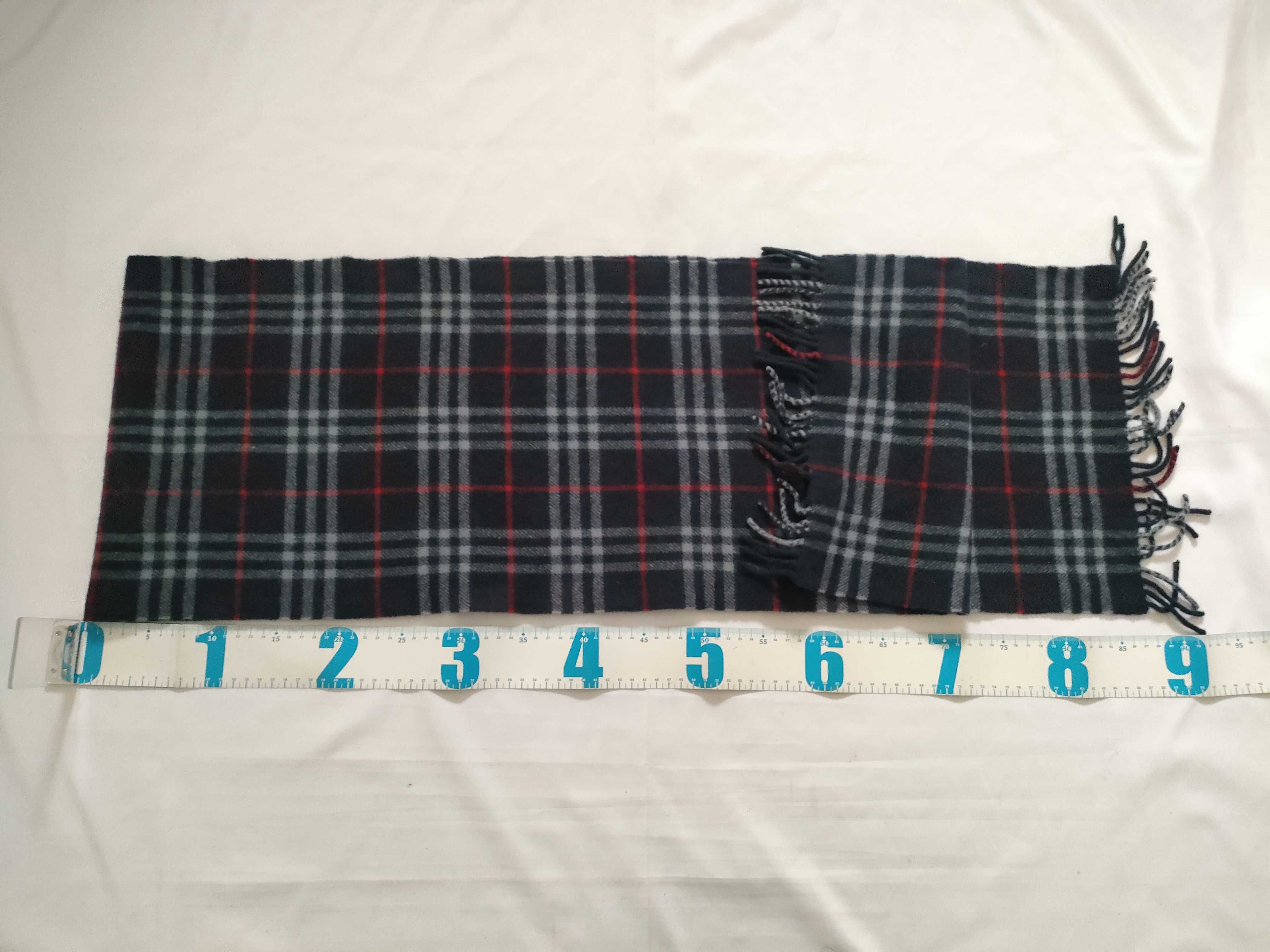 100% Cashmere Scarf, Nova Check Pattern, and other accessories. — view 2