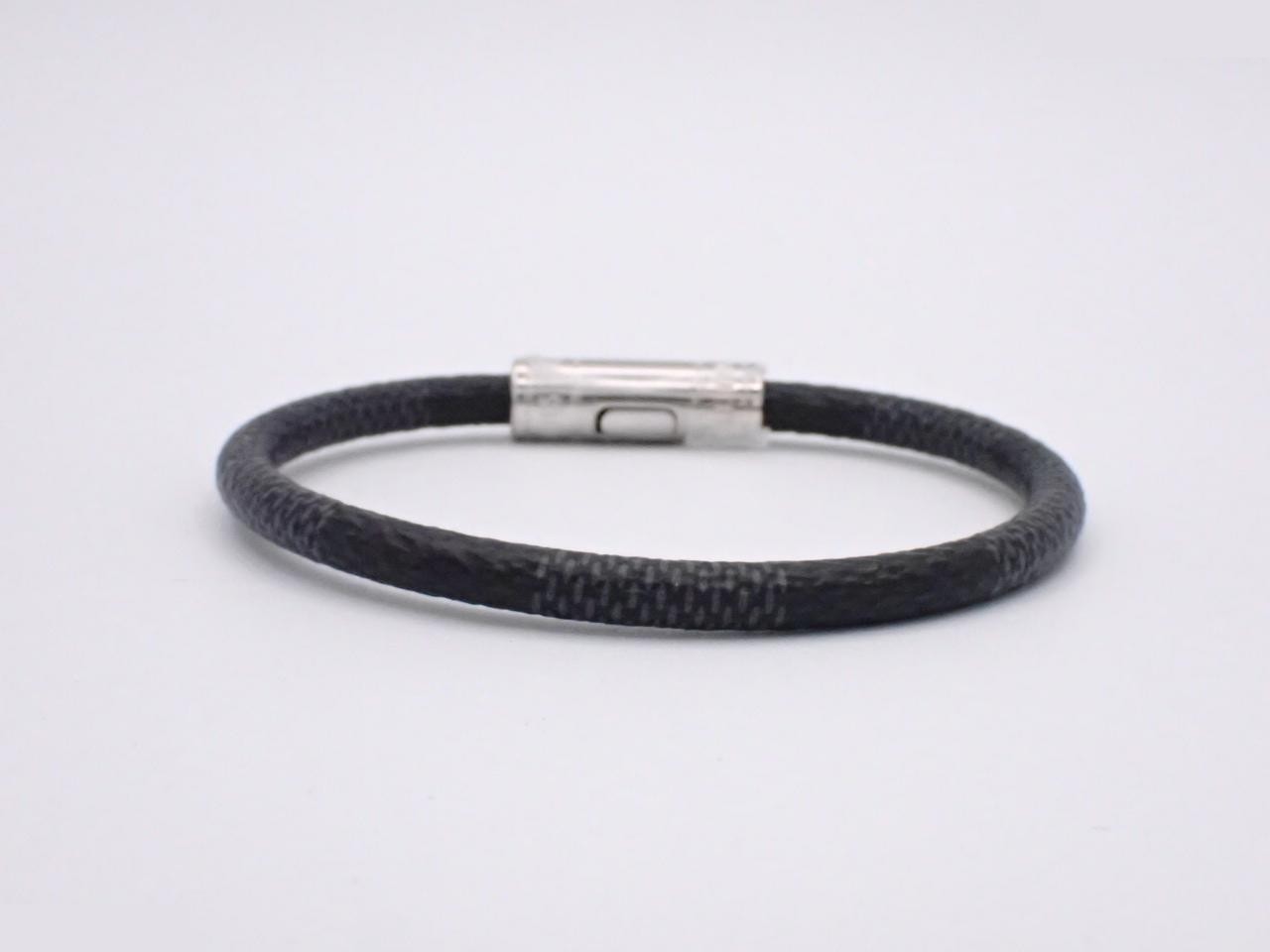 Damier Graphite bracelet, Keep It, wrist circumference approximately 18 cm