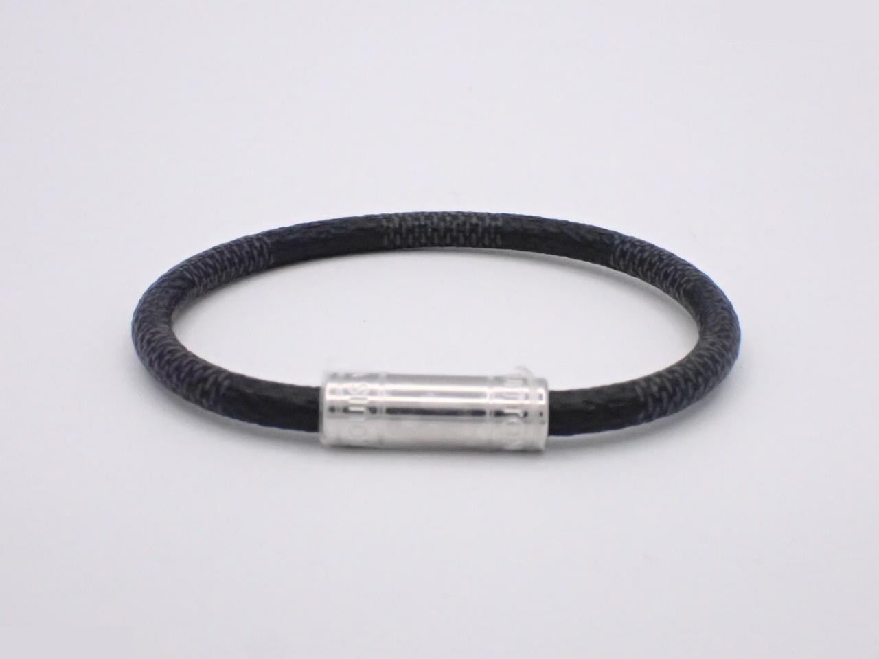 Damier Graphite bracelet, Keep It, wrist circumference approximately 18 cm — view 2
