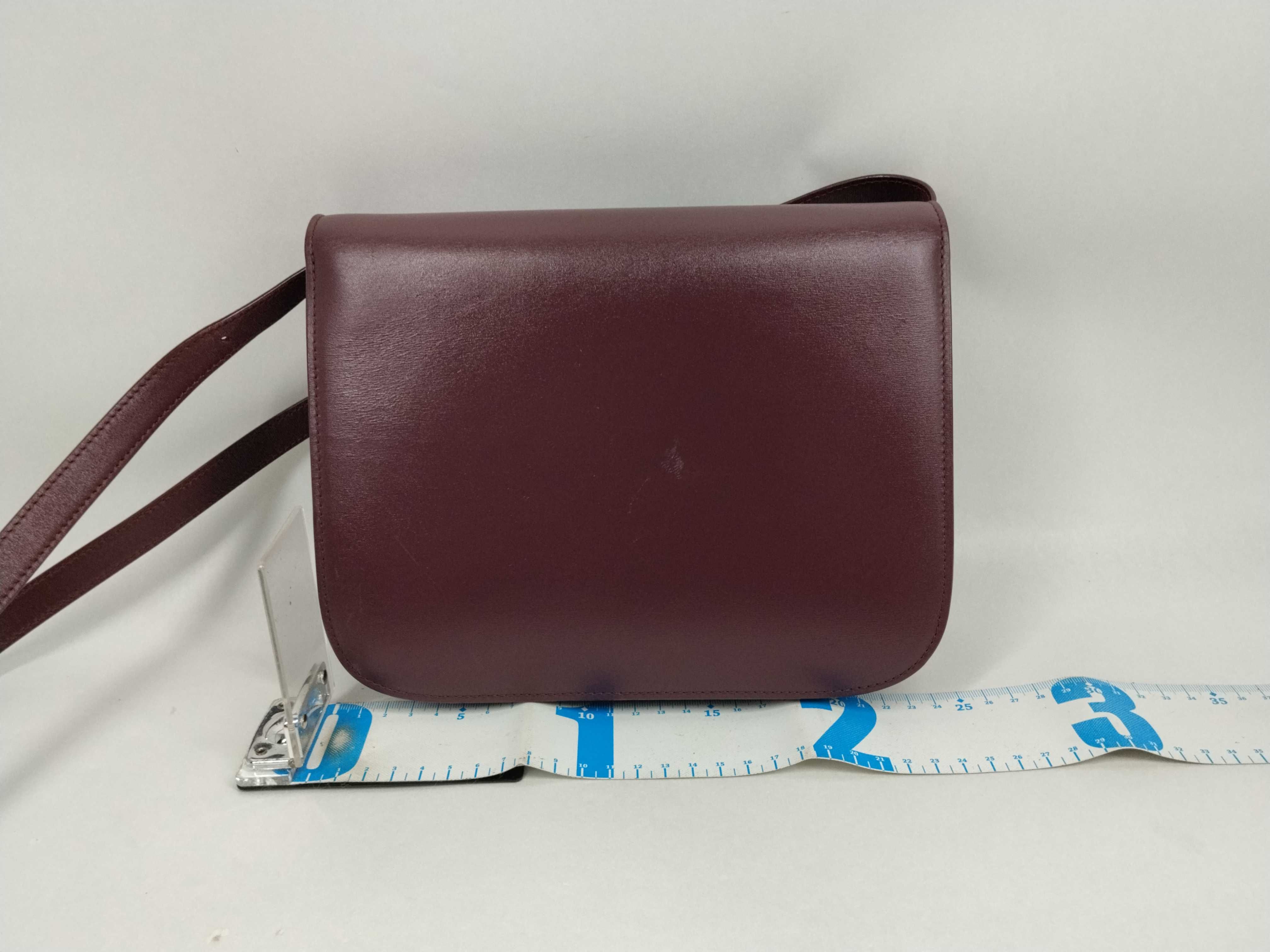Classic Box Red Cowhide Leather Shoulder Bag — view 2