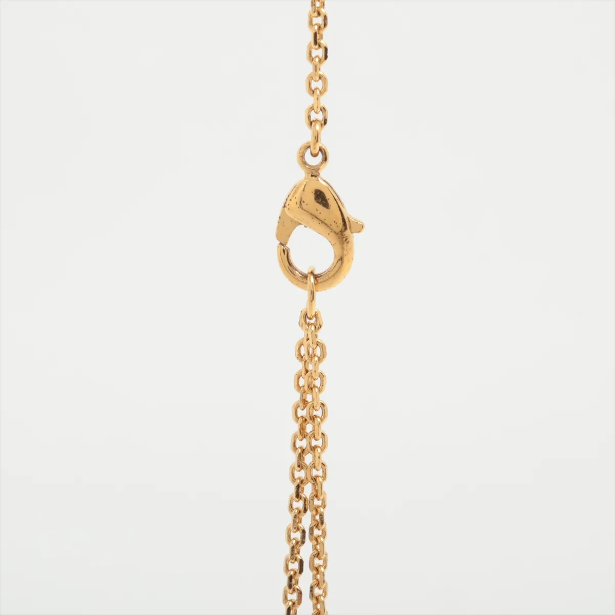 Clair D Lune Necklace GP x Rhinestone x Fake Pearl Gold — view 3