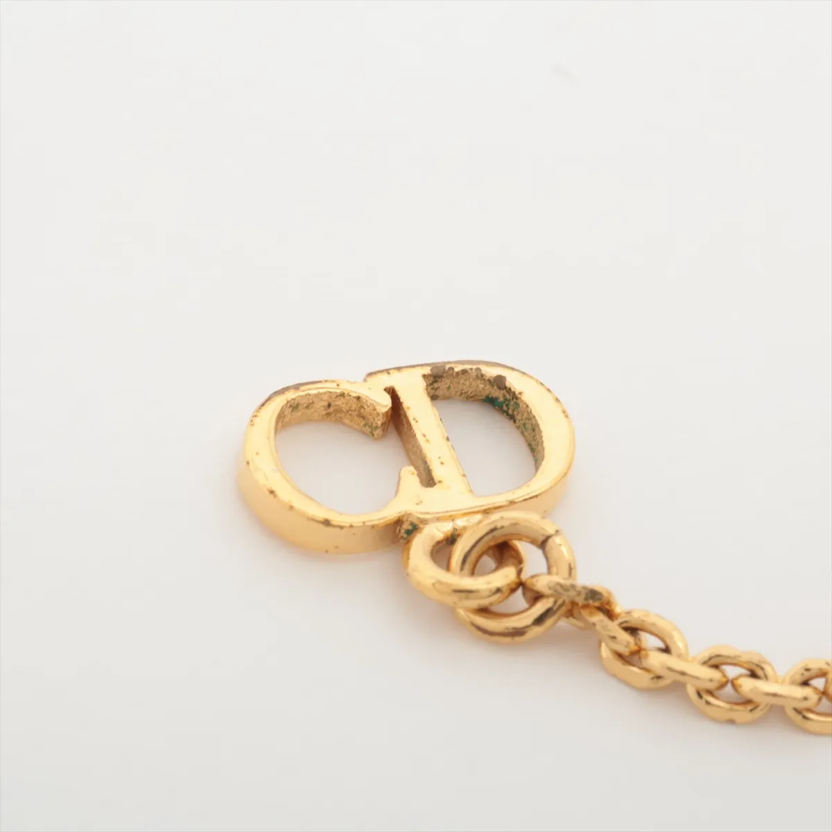 Clair D Lune Necklace GP x Rhinestone x Fake Pearl Gold — view 4