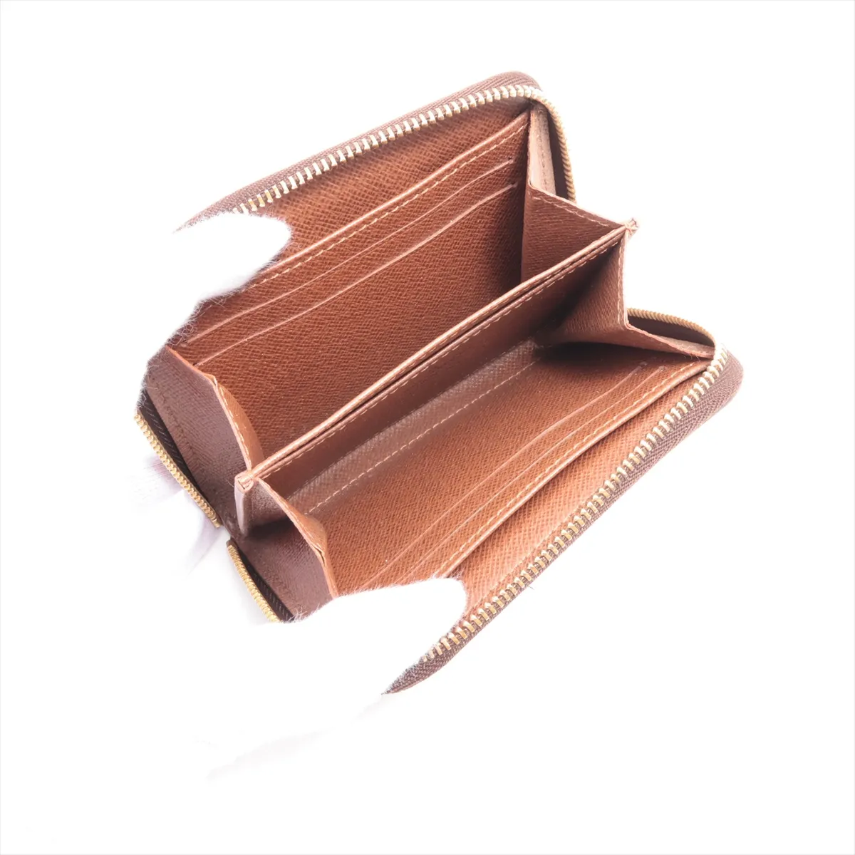 Monogram Zippy Coin Purse M60067 RA1078 Brown Coin Purse — view 3