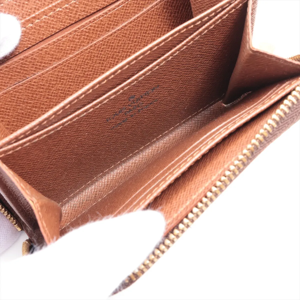Monogram Zippy Coin Purse M60067 RA1078 Brown Coin Purse — view 5
