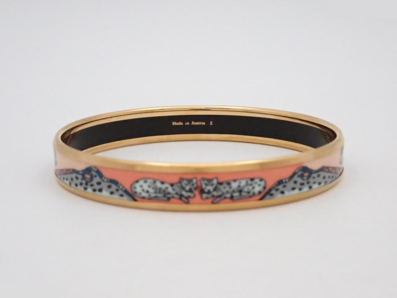 Email PM Enamel Bracelet Bangle (Metal) Gold — view 2