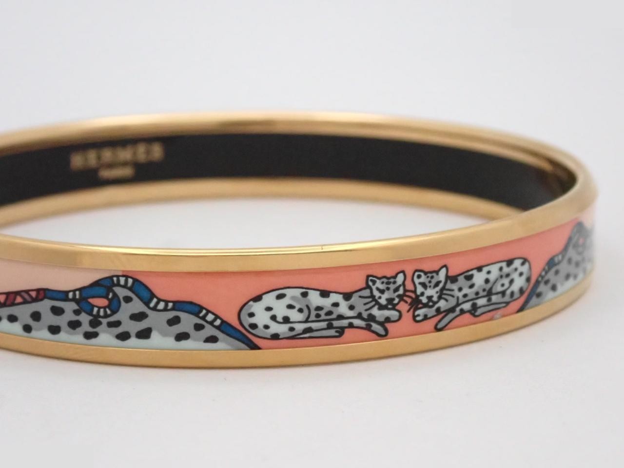 Email PM Enamel Bracelet Bangle (Metal) Gold — view 3