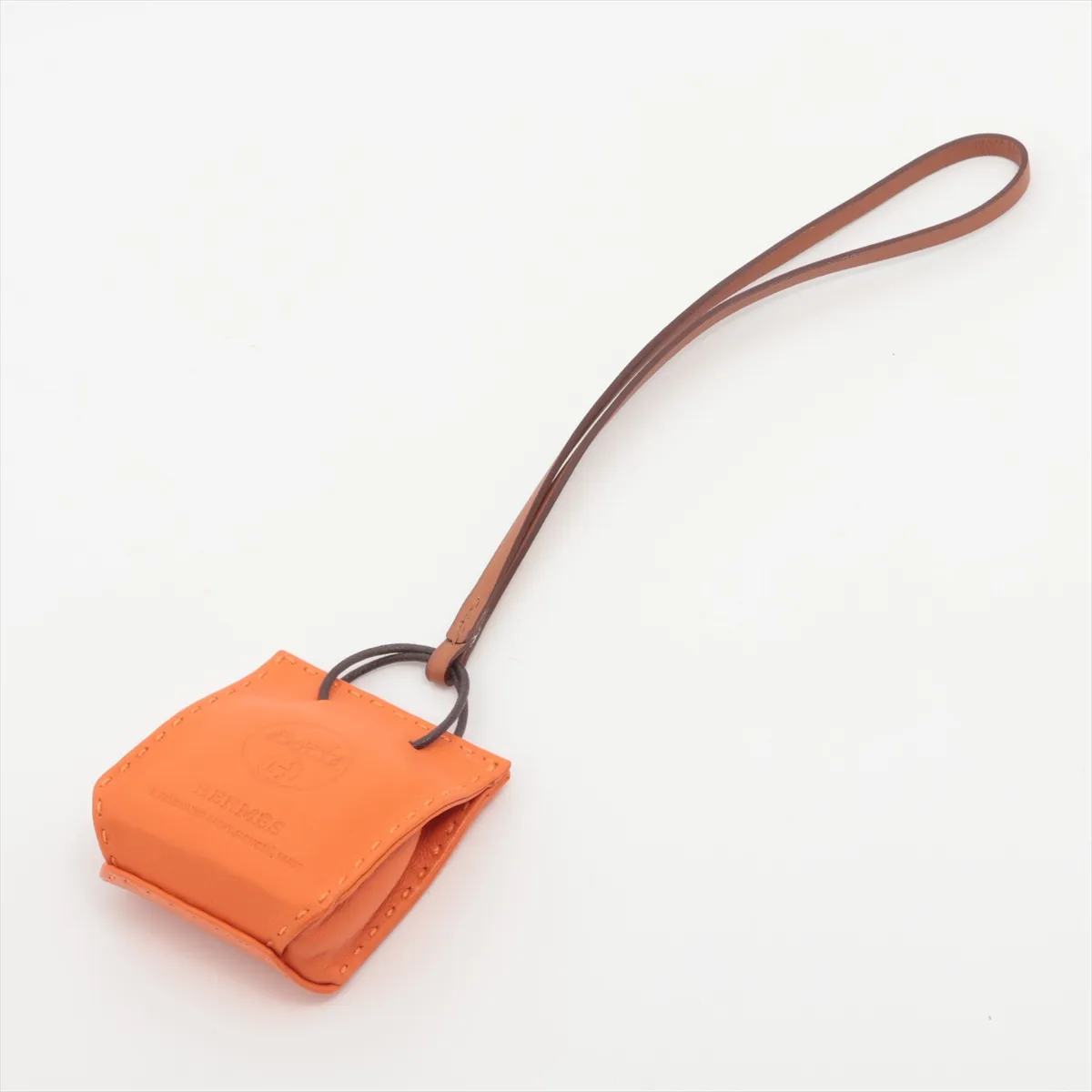 Sac Orange, D stamp: 2019, charm, Agneau Milo orange, — view 2