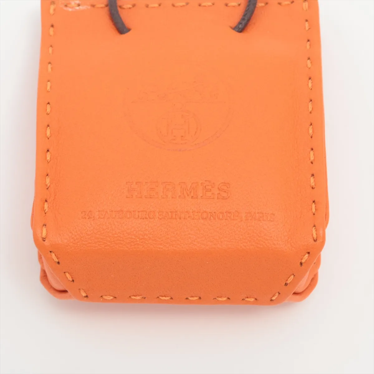 Sac Orange, D stamp: 2019, charm, Agneau Milo orange, — view 3