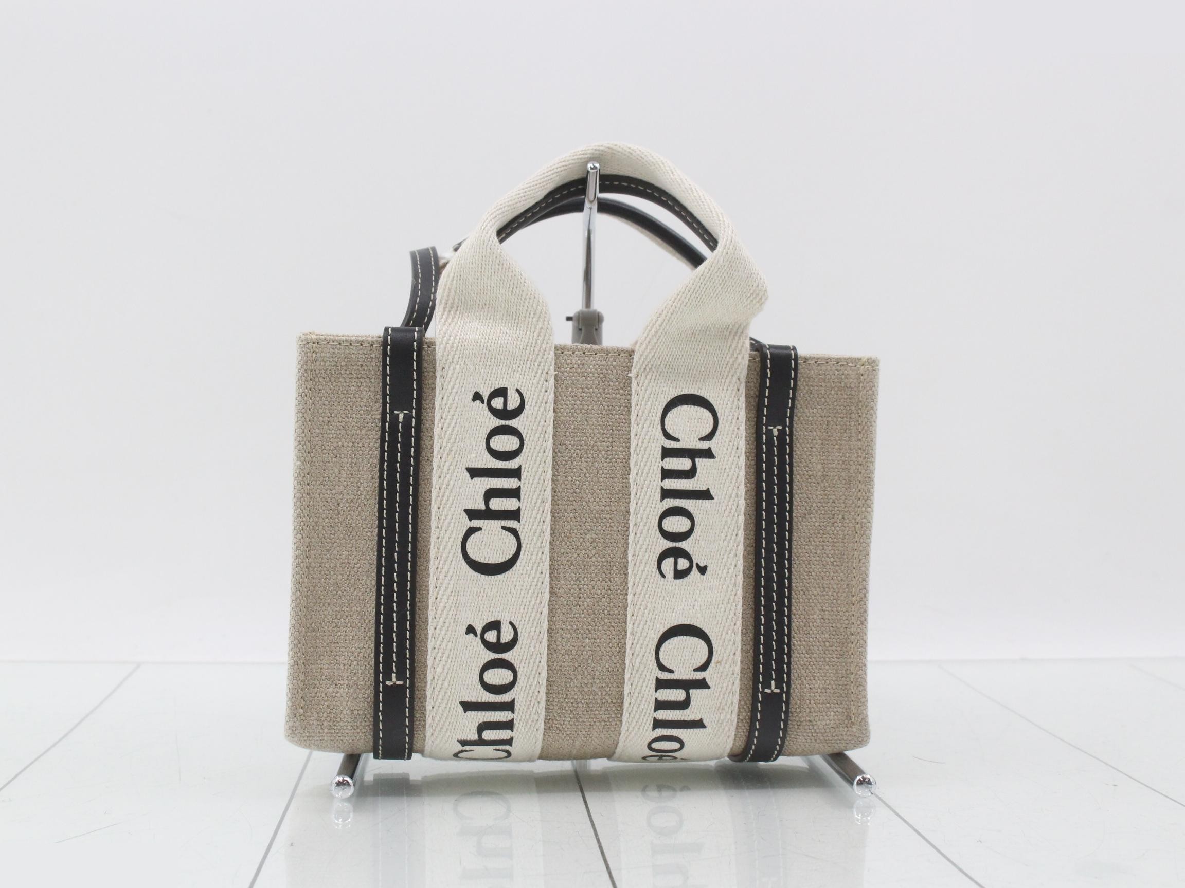 Bag/Shoulder Bag - Woody Mini Tote Shoulder Bag - Unused — view 2