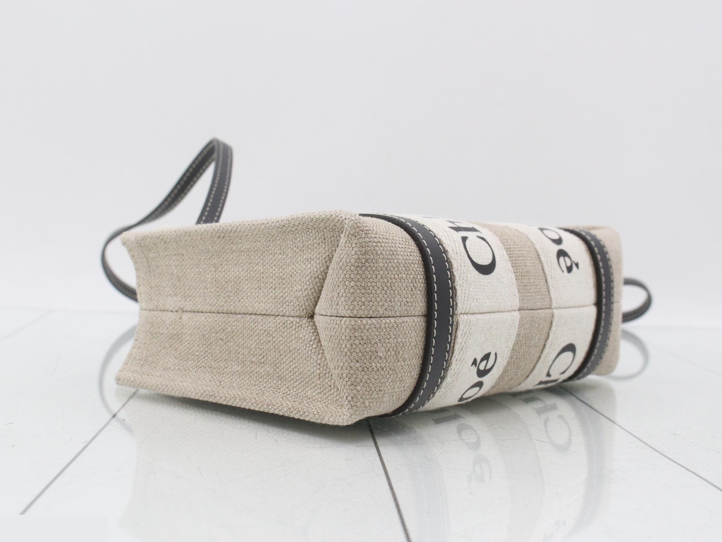 Bag/Shoulder Bag - Woody Mini Tote Shoulder Bag - Unused — view 5