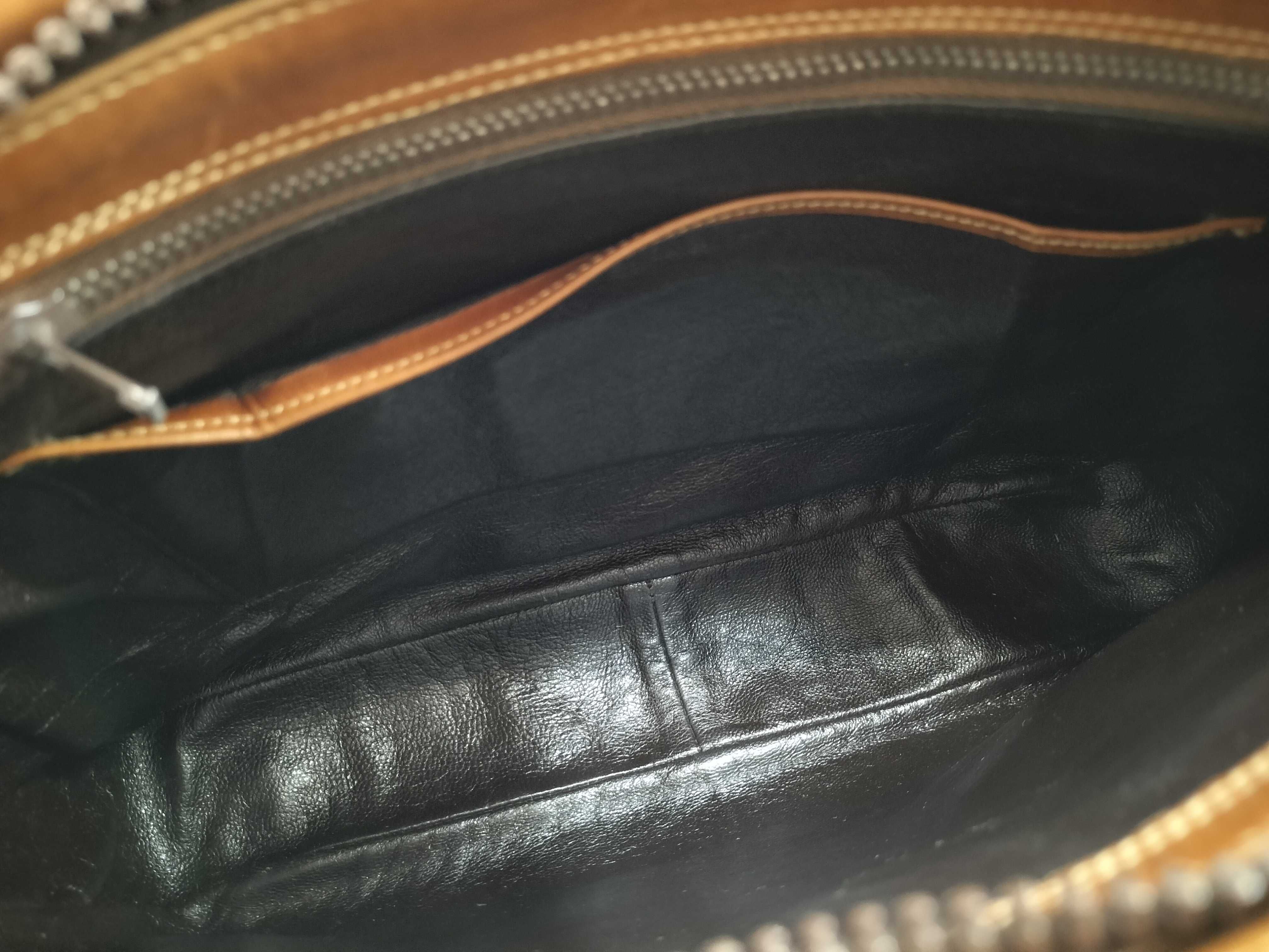 Old Gucci Vintage Sherry Line Leather Handbag One Shoulder Bag — view 14