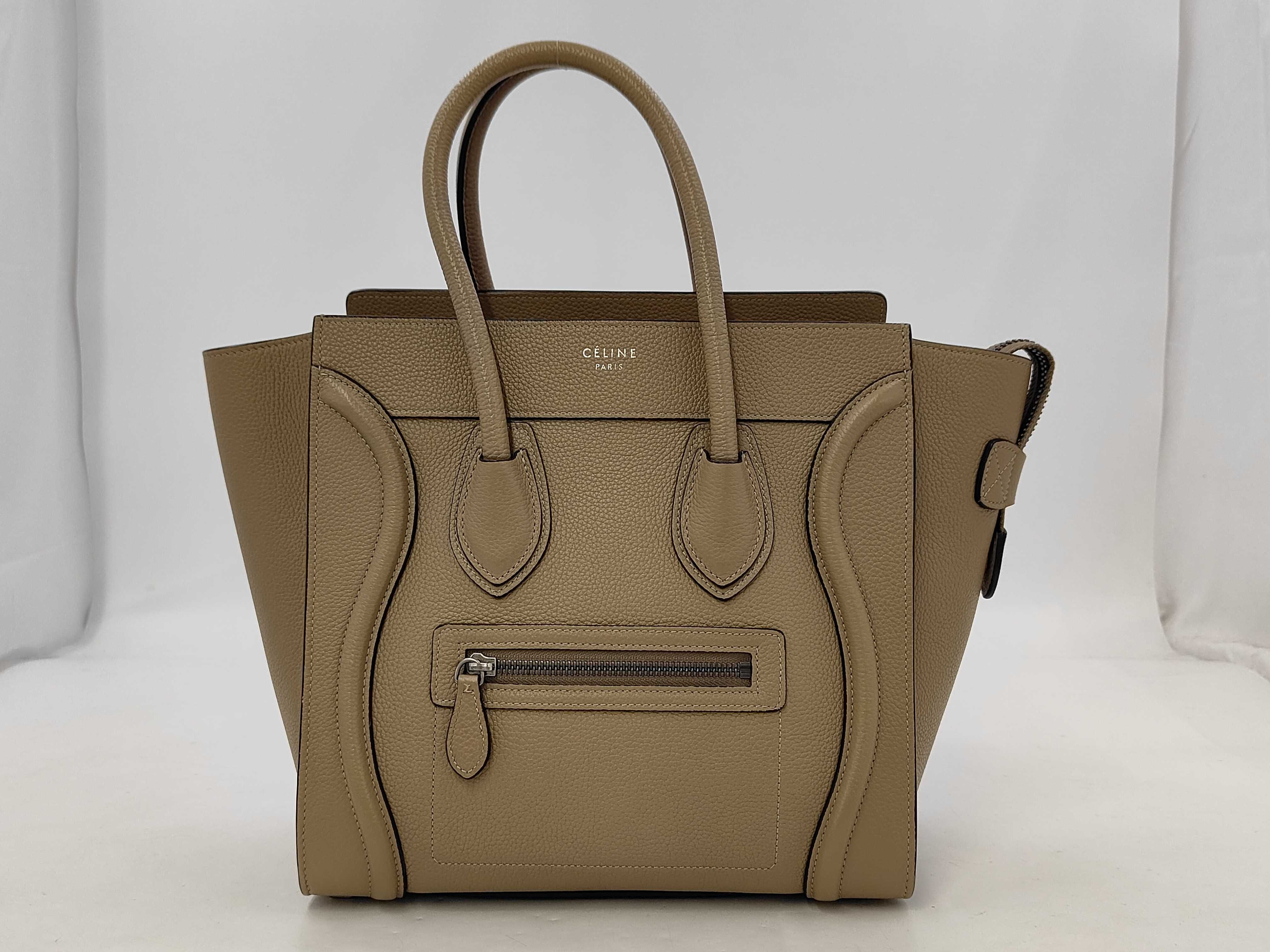 Luggage Micro Leather Dune Tote Bag