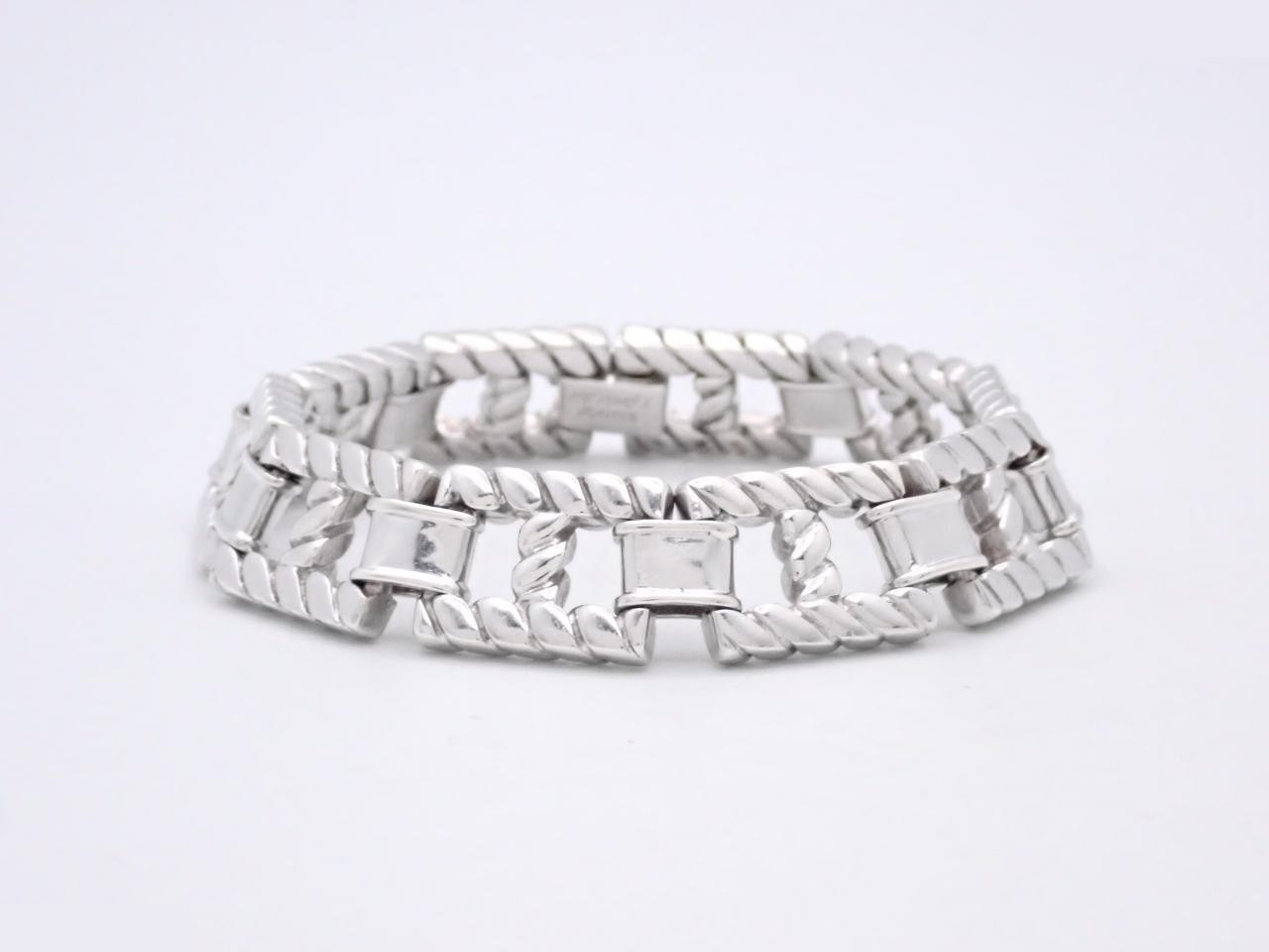 Grand Sport bracelet, 925 sterling silver, 43.4g, wrist circumference approximately 17cm